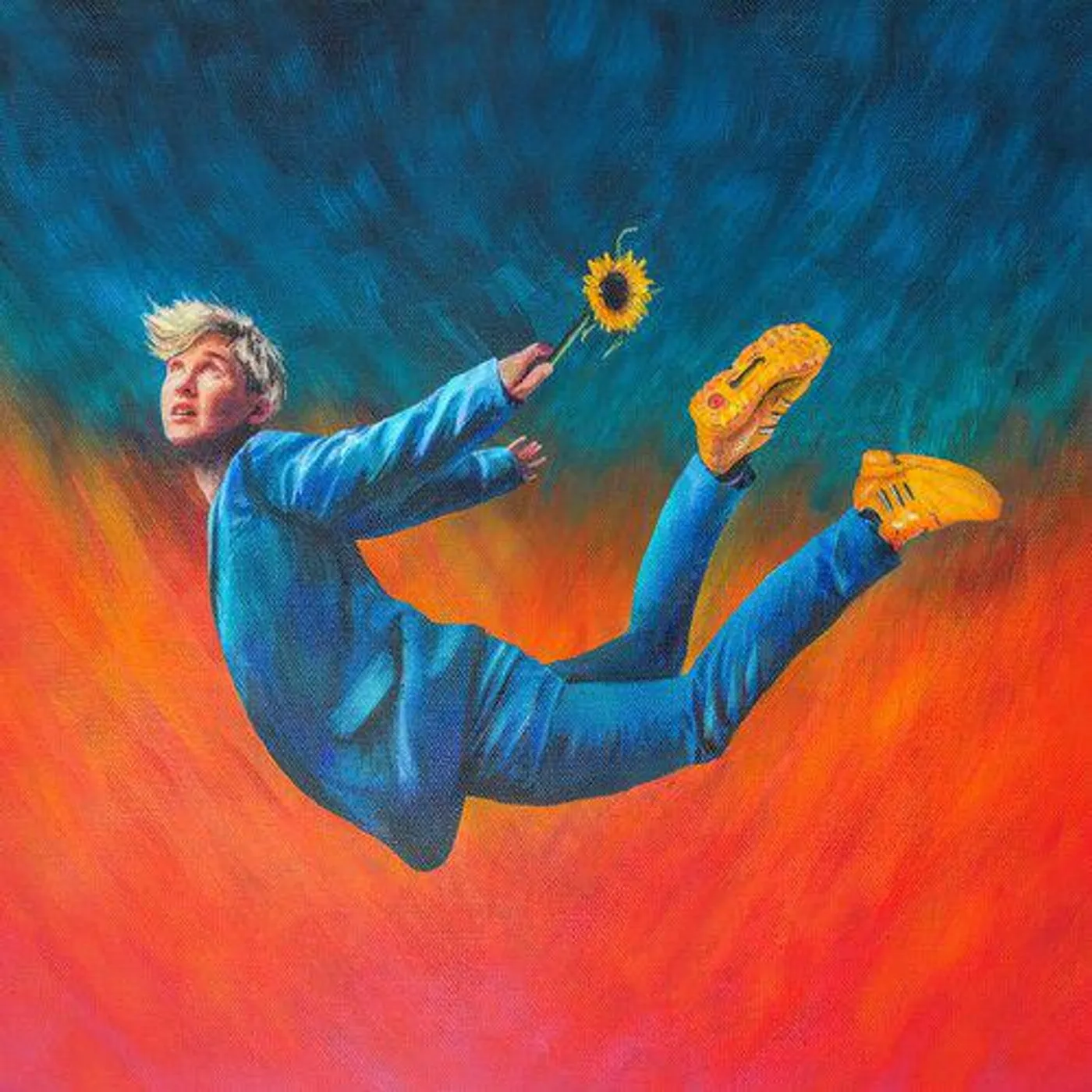 Alex the Astronaut How To Grow A Sunflower Underwater (Sea Blue) Vinyl Record