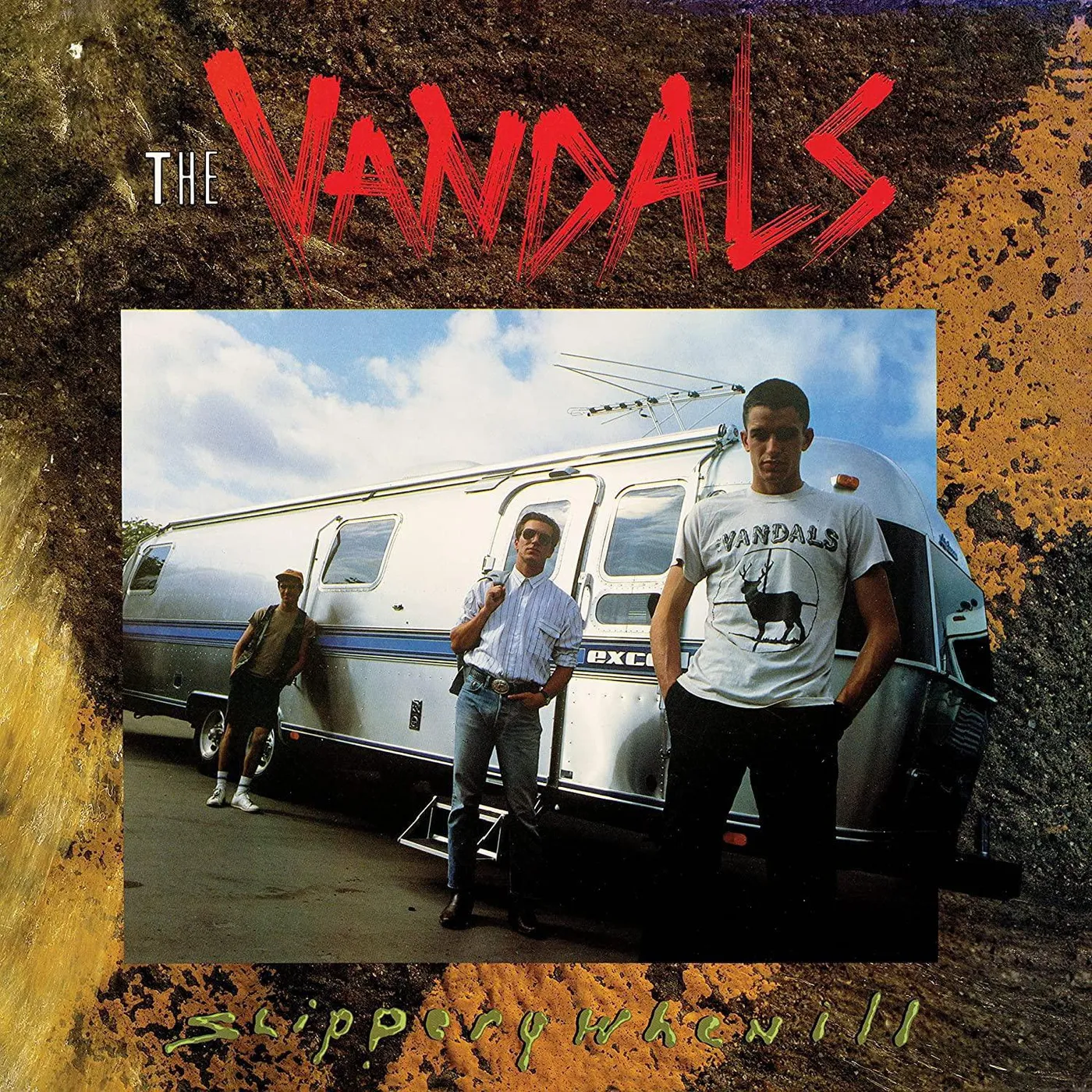 The Vandals  Slippery When Ill (Red Marble) Vinyl Record