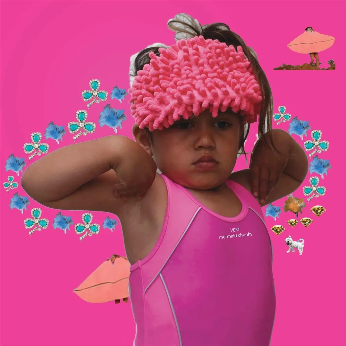 Mermaid Chunky Vest (Transparent Green) Vinyl Record