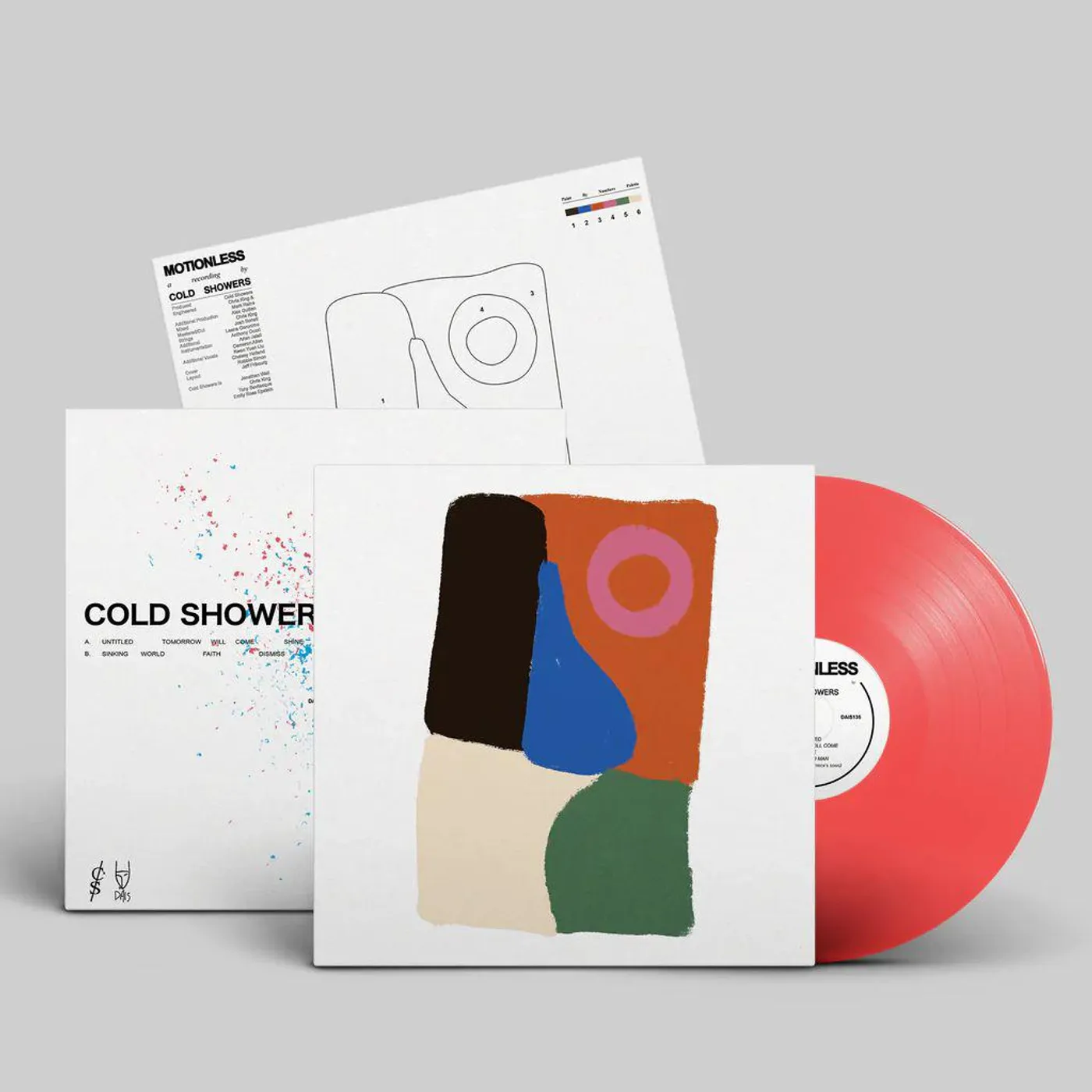 Cold Showers Motionless (Clear Red) Vinyl Record