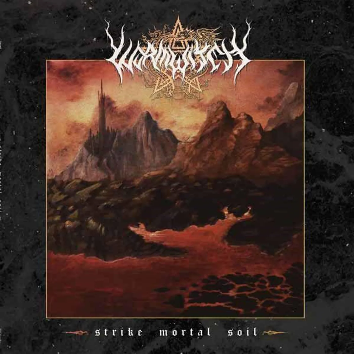 Wormwitch Strike Mortal Soil (Red Wine) Vinyl Record