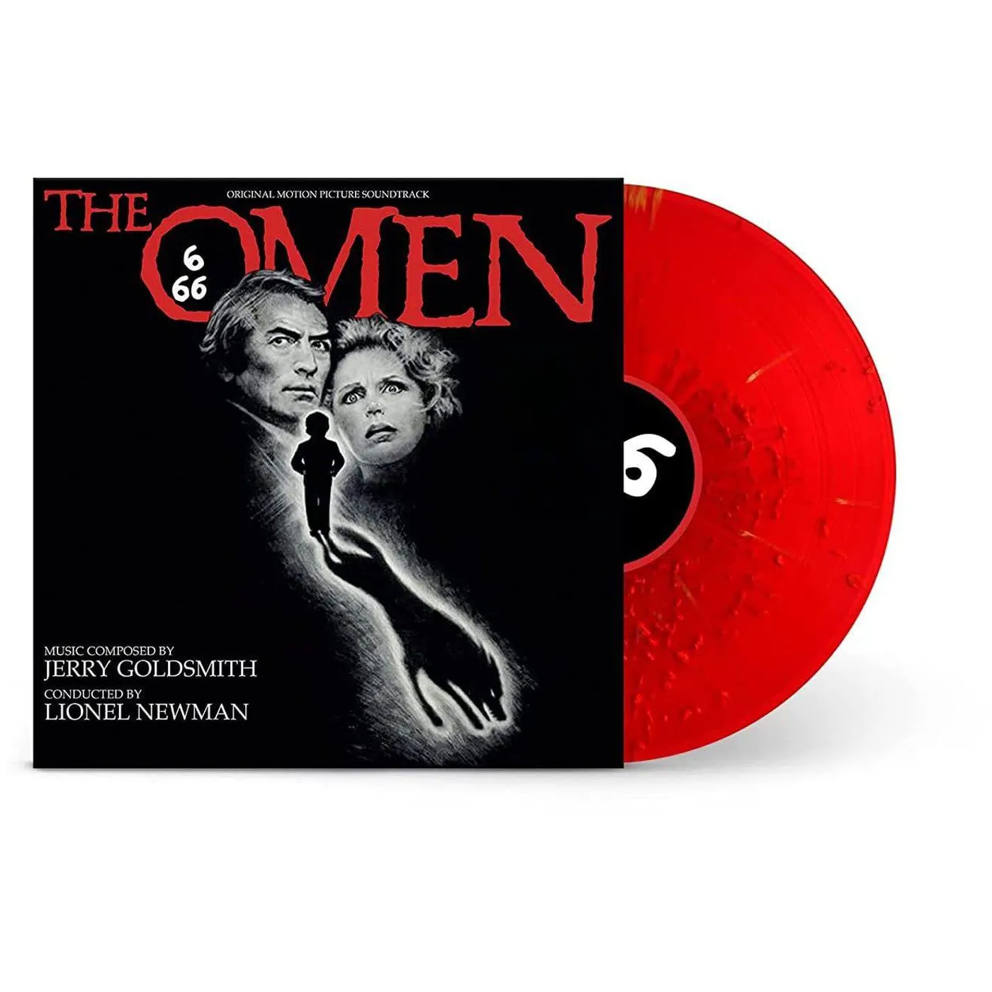 Jerry Goldsmith The Omen (Original Motion Picture Soundtrack)[Red/Black Splatter LP] Vinyl Record