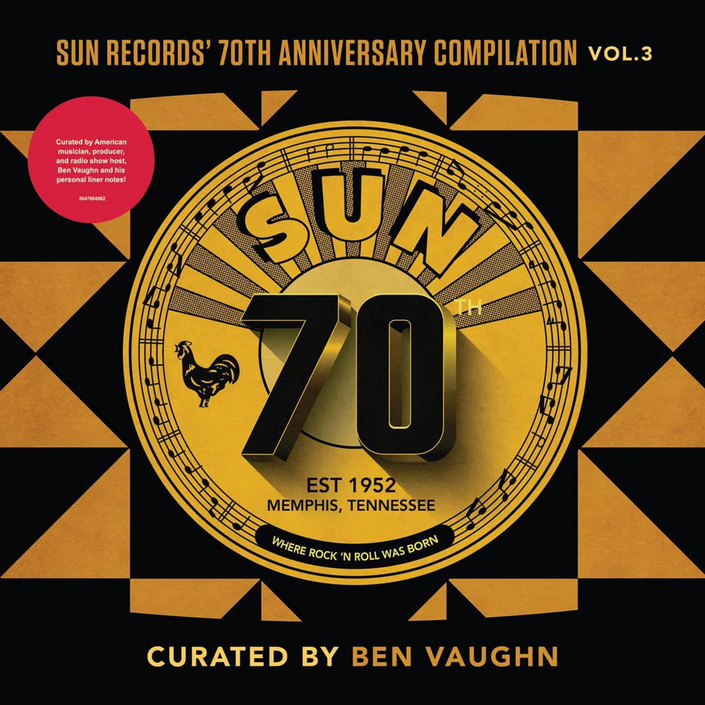 Various Artists  Sun Records' 70th Anniversary Compilation, Vol. 3 Vinyl Record