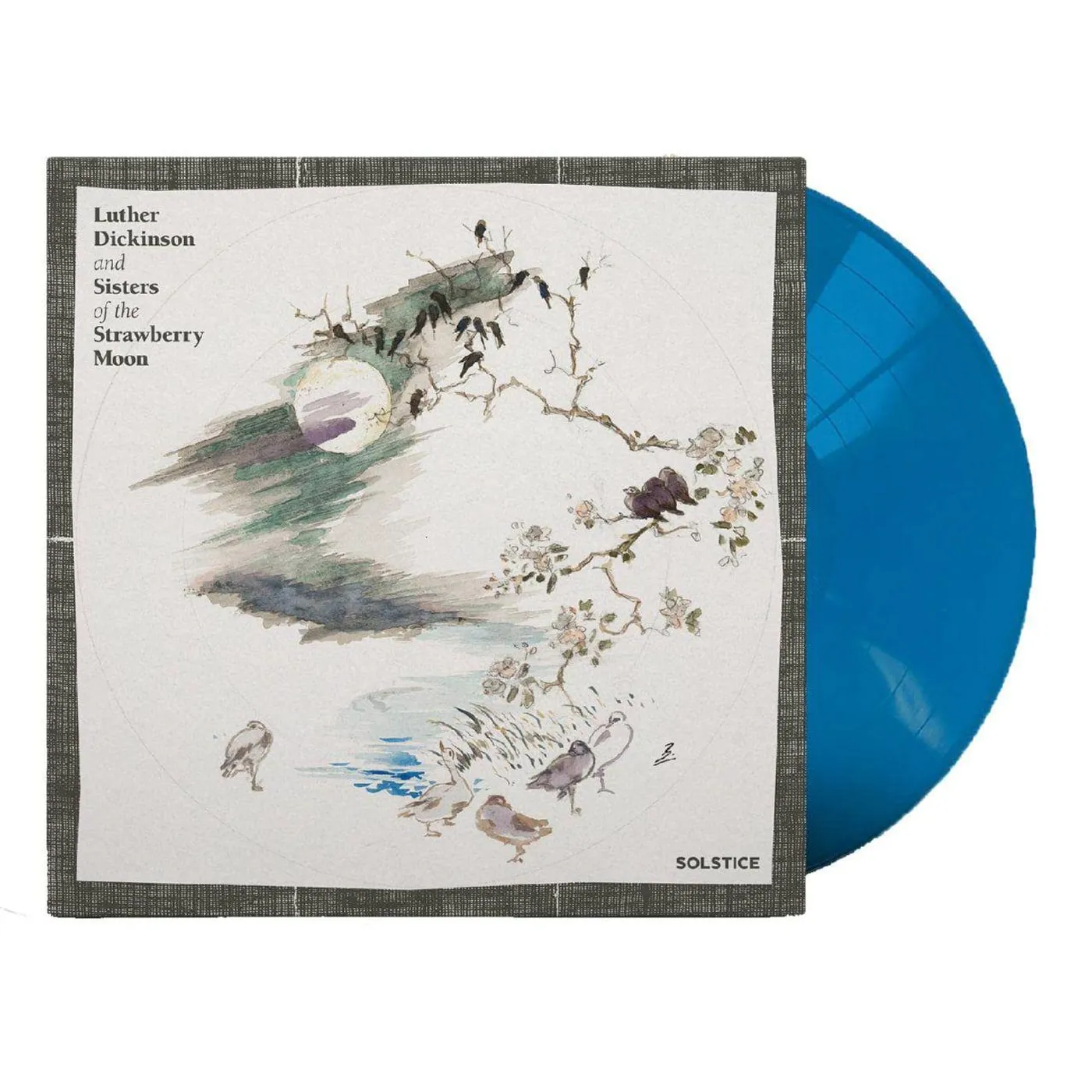 Luther Dickinson & Sisters Of The Strawberry Moon SOLSTICE (TURQUOISE BLUE VINYL) Vinyl Record