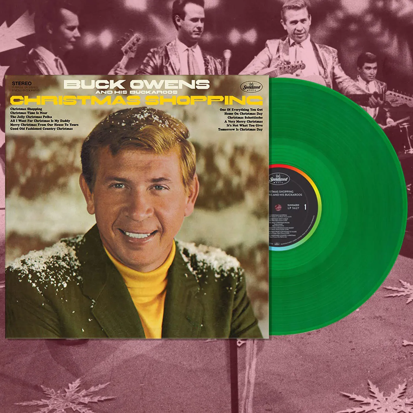 Buck Owens And His Buckaroos CHRISTMAS SHOPPING (GREEN VINYL) Vinyl Record