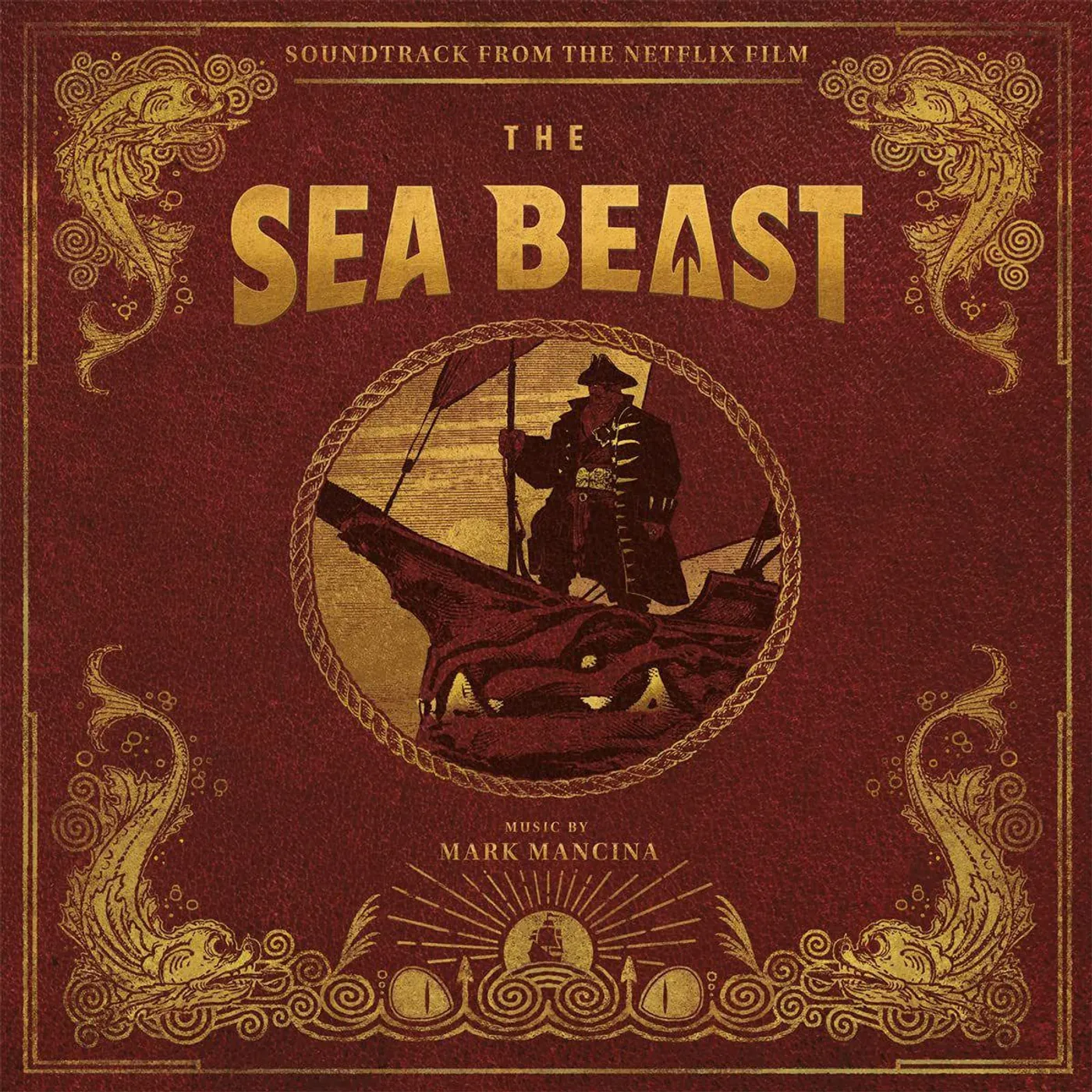 Mark Mancina SEA BEAST Original Soundtrack (TRANSPARENT RED, SOLID WHITE & BLACK MARBLED VIYL/180G) Vinyl Record