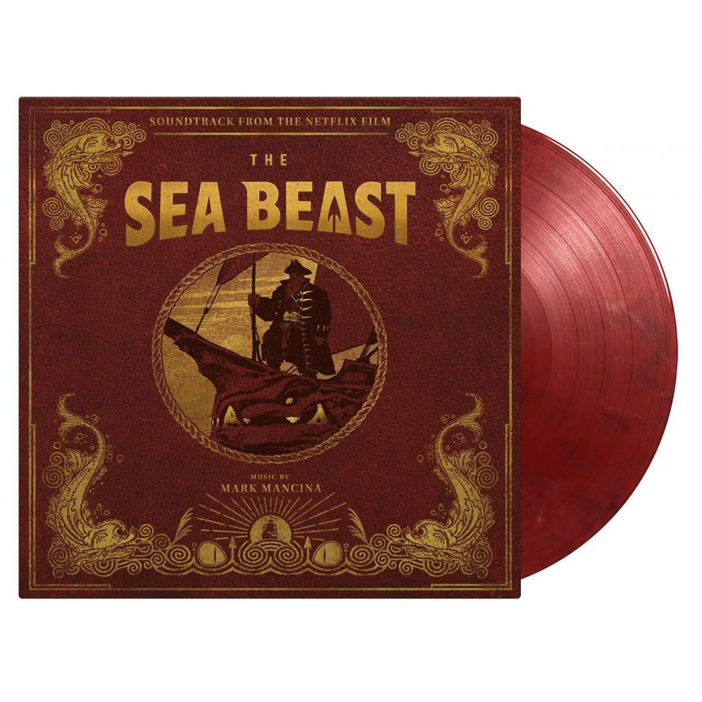Mark Mancina SEA BEAST Original Soundtrack (TRANSPARENT RED, SOLID WHITE & BLACK MARBLED VIYL/180G) Vinyl Record