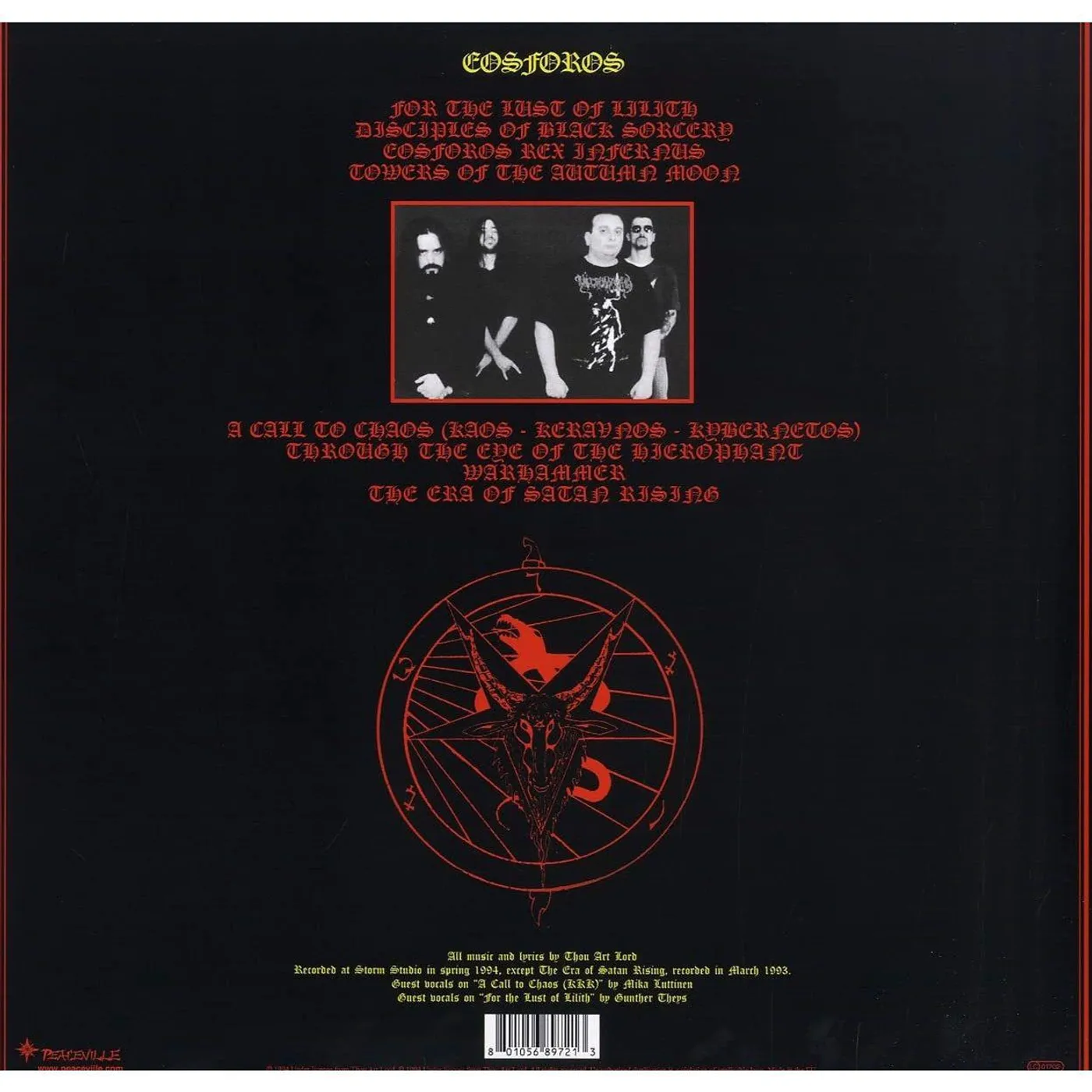 Thou Art Lord Eosforos Vinyl Record