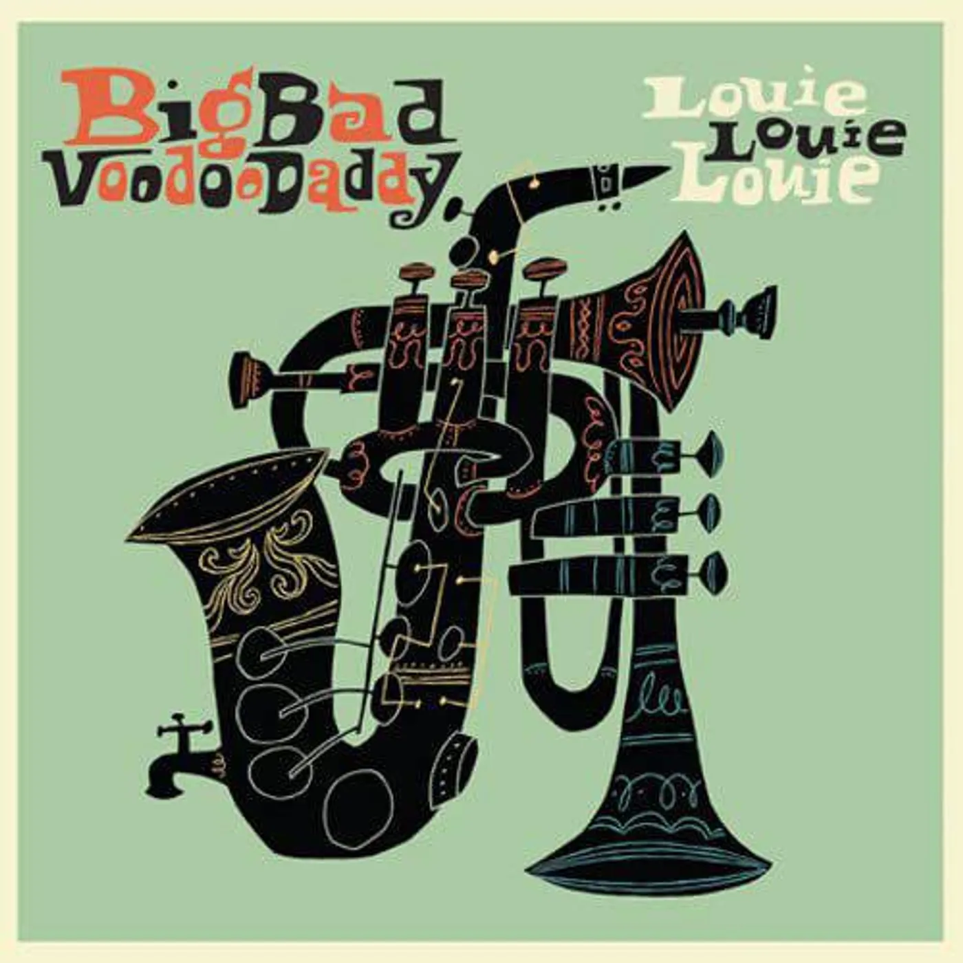 Big Bad Voodoo Daddy Louie Louie Louie Vinyl Record