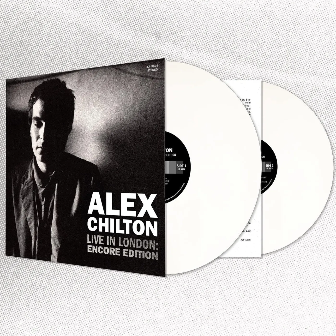 Alex Chilton Live In London: Encore Edition (White/2LP) Vinyl Record 