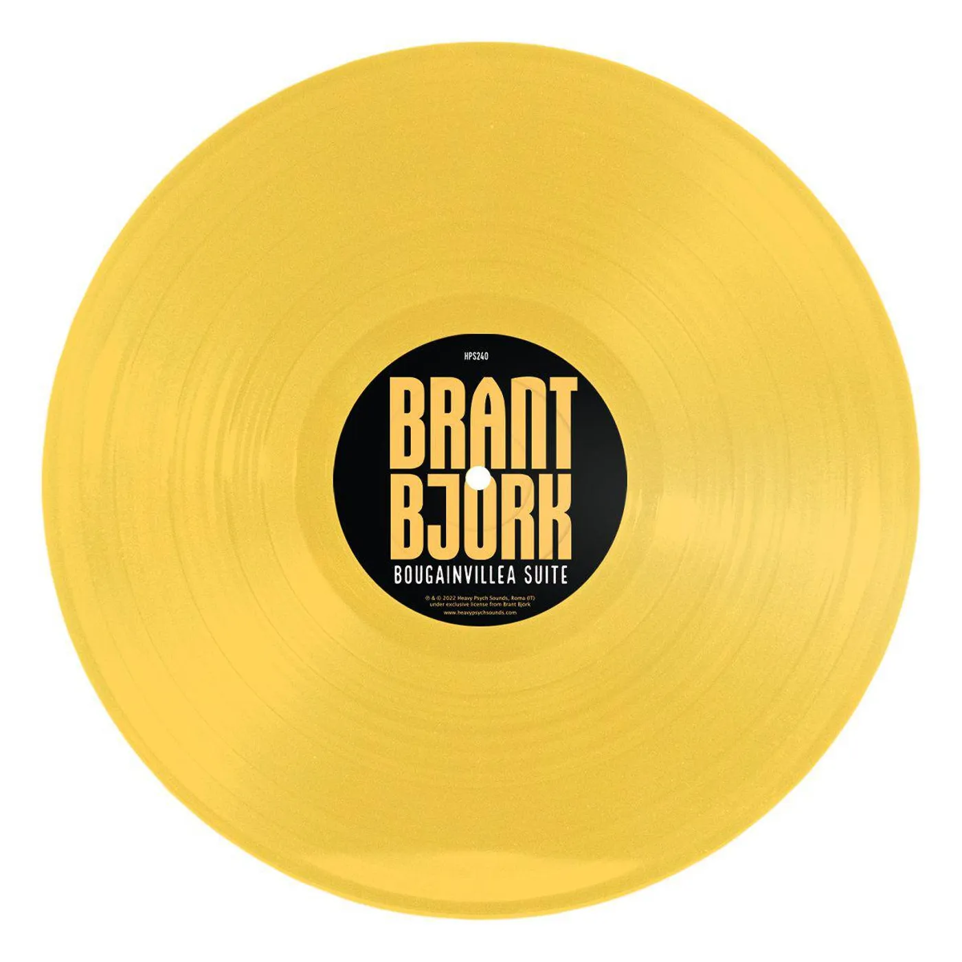 Brant Bjork BOUGAINVILLEA SUITE (MUSTARD VINYL) Vinyl Record