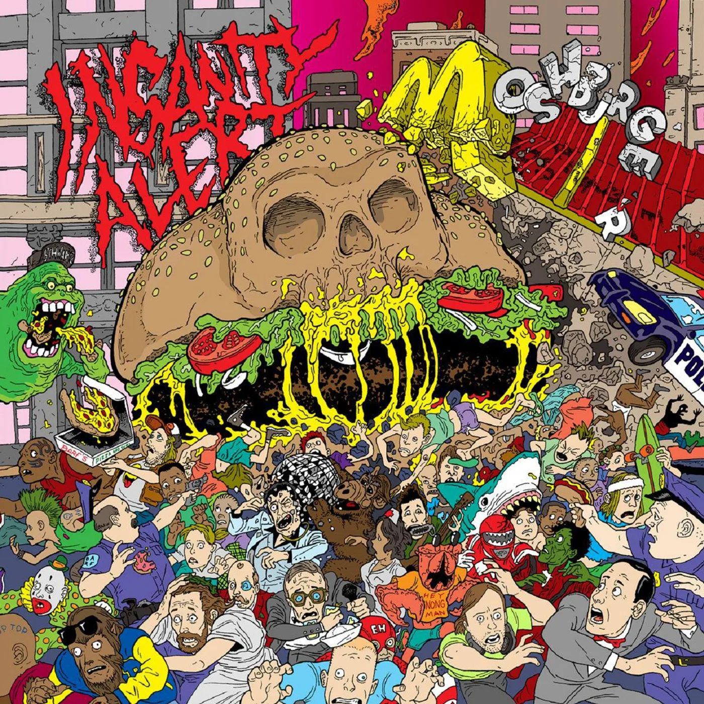 Insanity Alert Moshburger (Transparent Orange) Vinyl Record