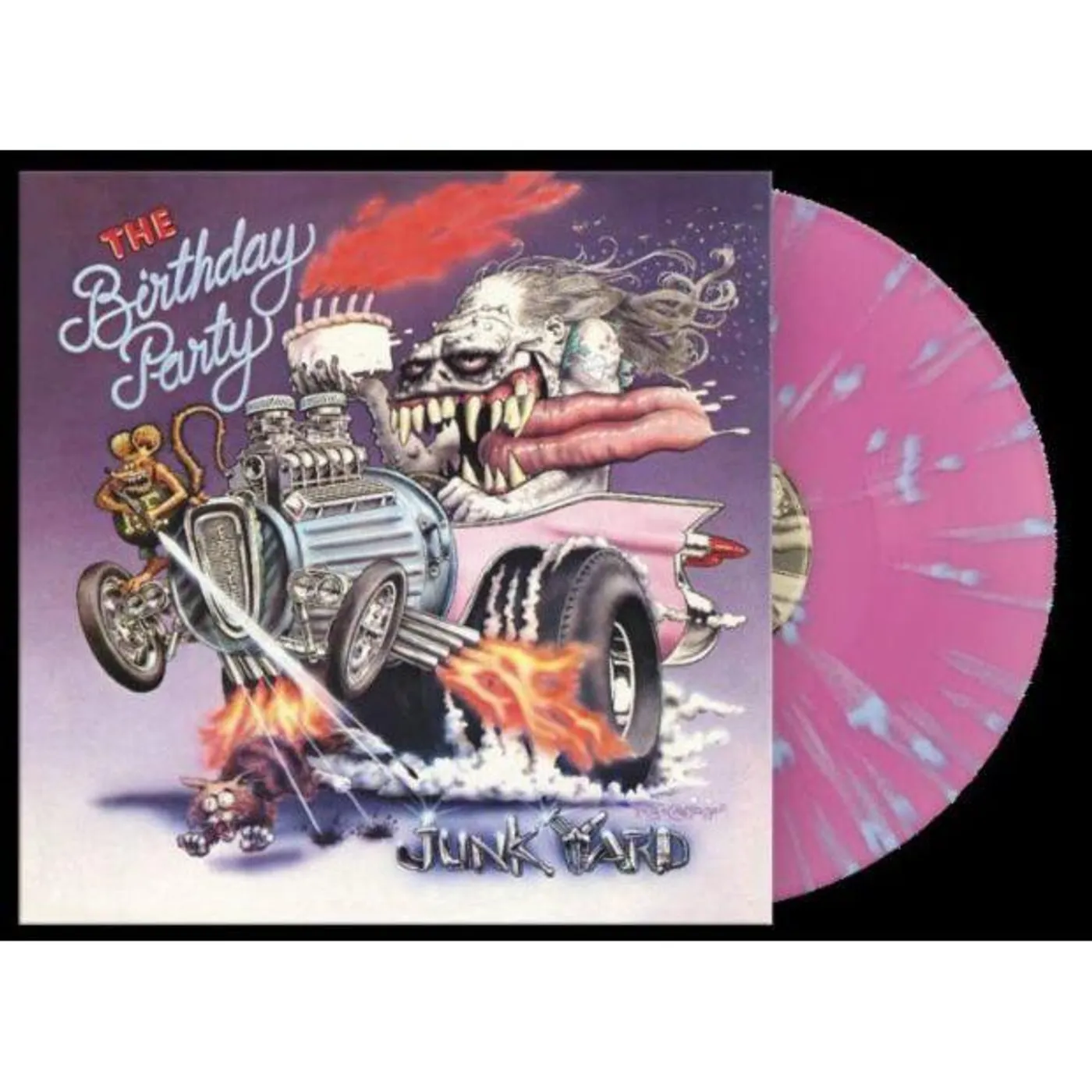 The Birthday Party Junkyard (Purple & Blue Splatter) Vinyl Record
