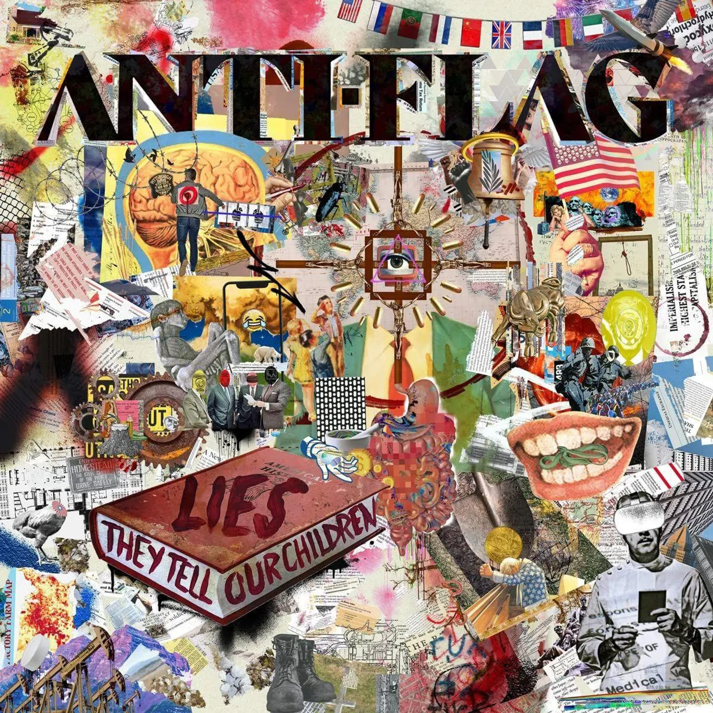 Anti-Flag Lies They Tell Our Children (White) Vinyl Record