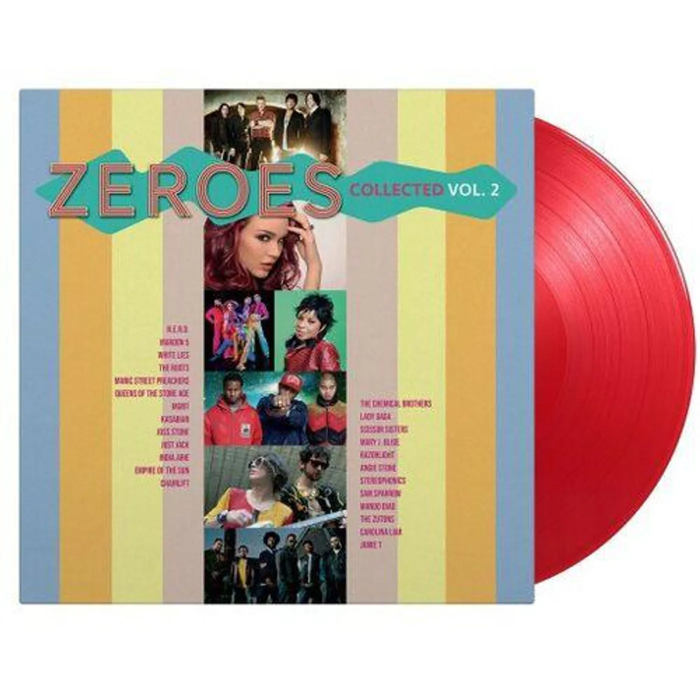 Various Artists  ZEROES COLLECTED: VOL. 2 (2LP/LIMITED/RED VINYL/180G/INSERT/NUMBERED) Vinyl Record