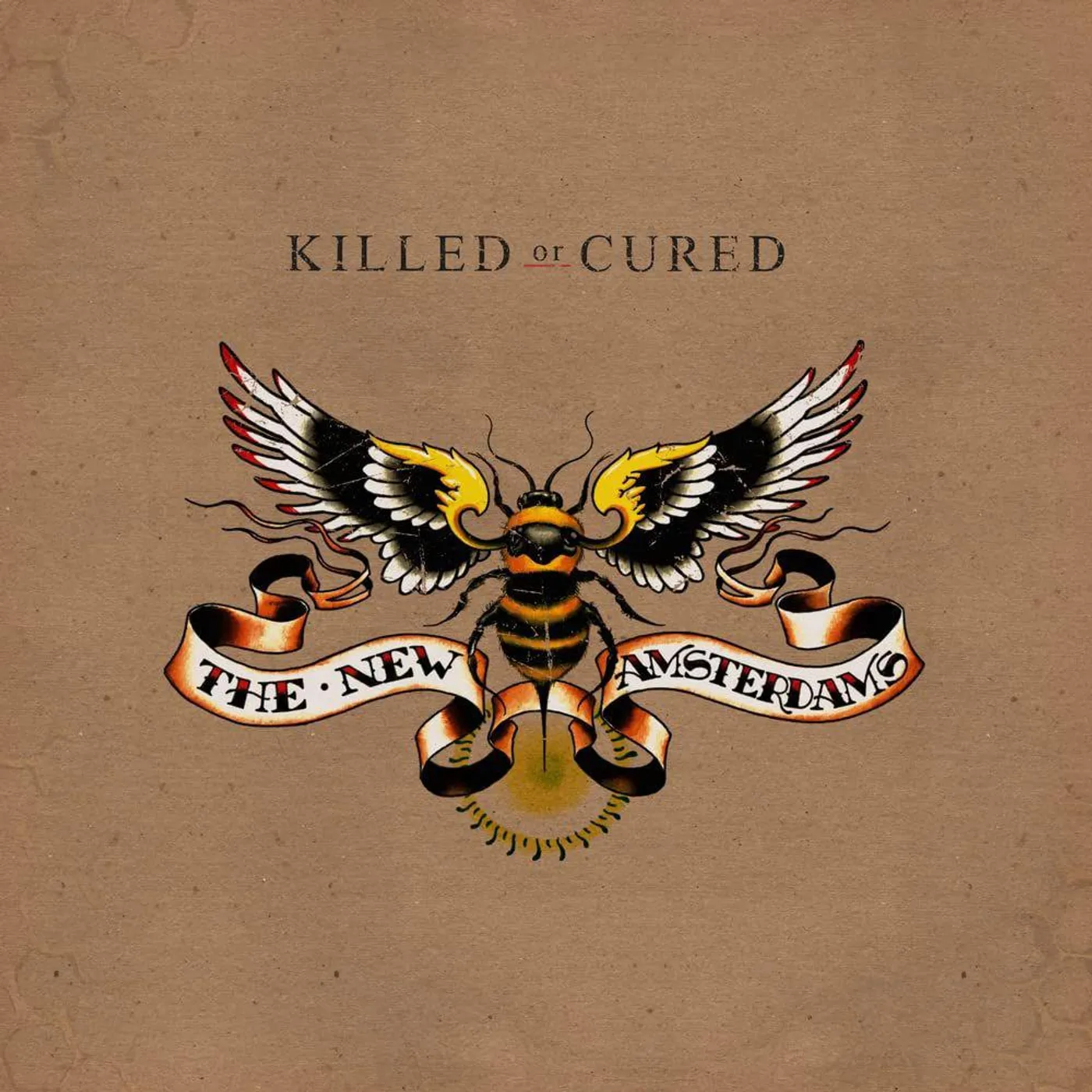 The New Amsterdams Killed or Cured (Brown & White) Vinyl Record