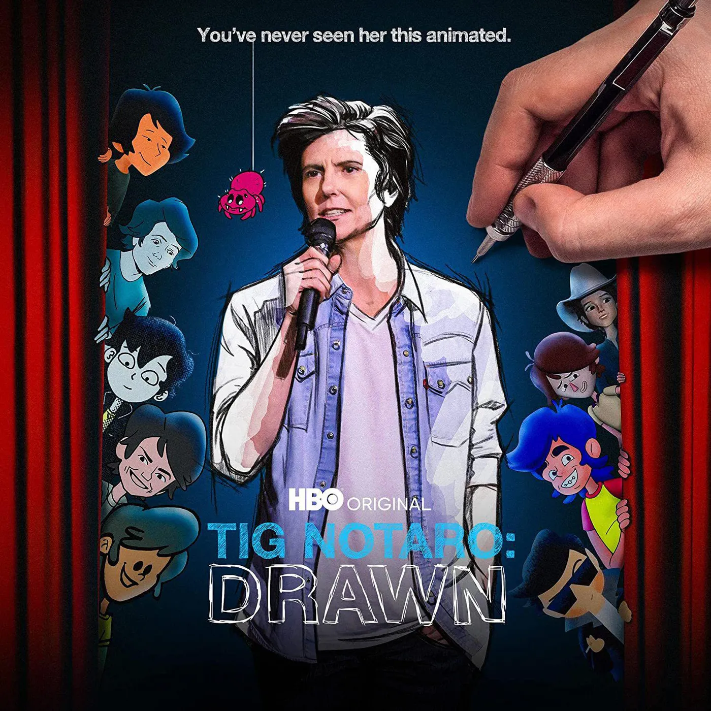 Tig Notaro Drawn Vinyl Record