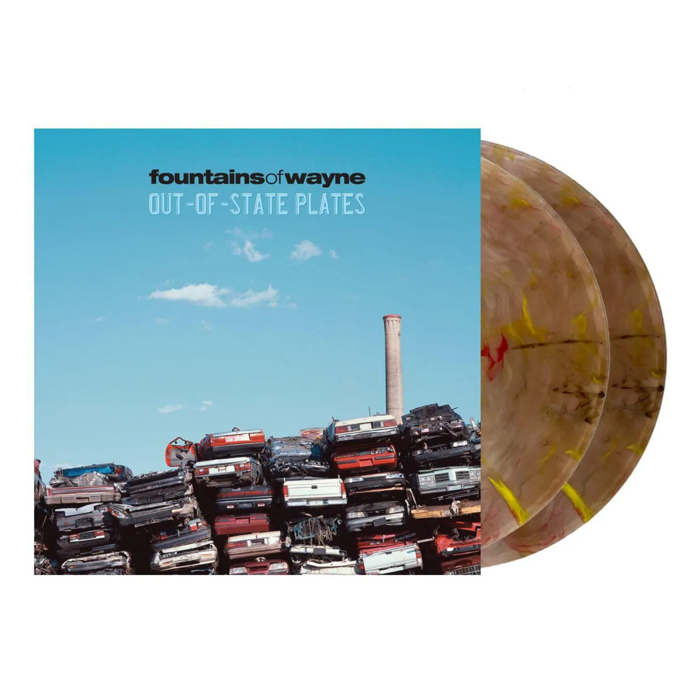 Fountains Of Wayne Out-Of-State Plates (Junkyard Swirl / 2LP) Vinyl Record