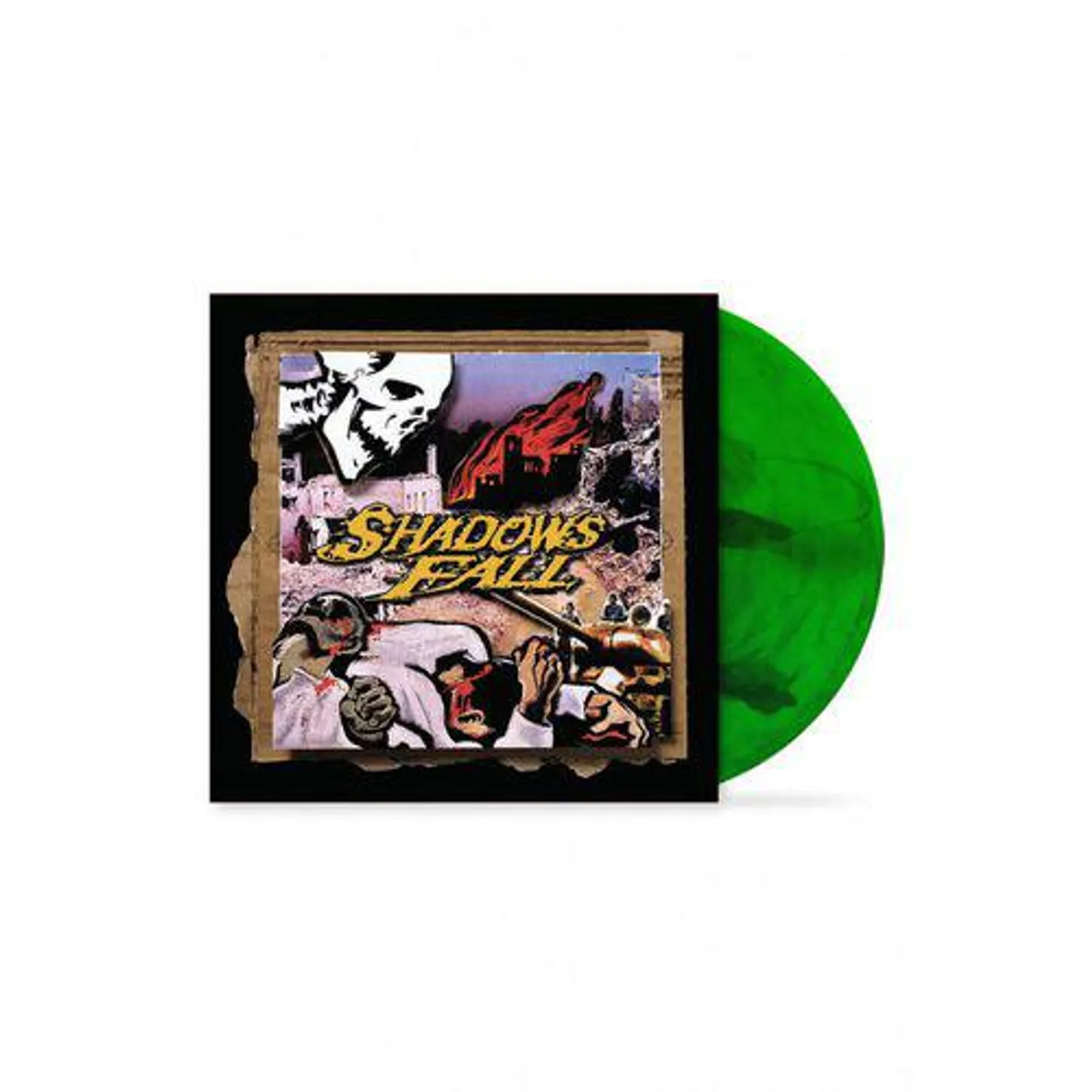 Shadows Fall Fallout From The War (Turquoise/Black Smoke) Vinyl Record