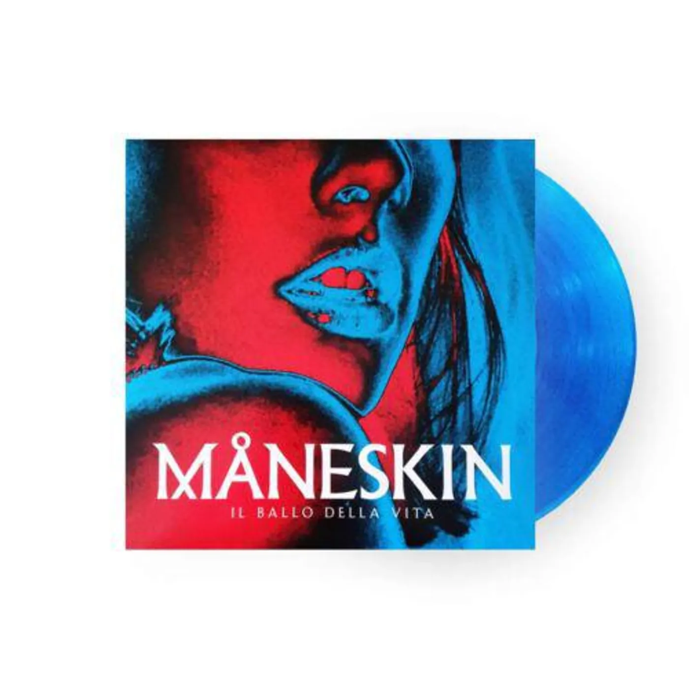 Måneskin Il Ballo Della Vita (Vinile Colorato Blu Ltd.Ed.) Vinyl Record