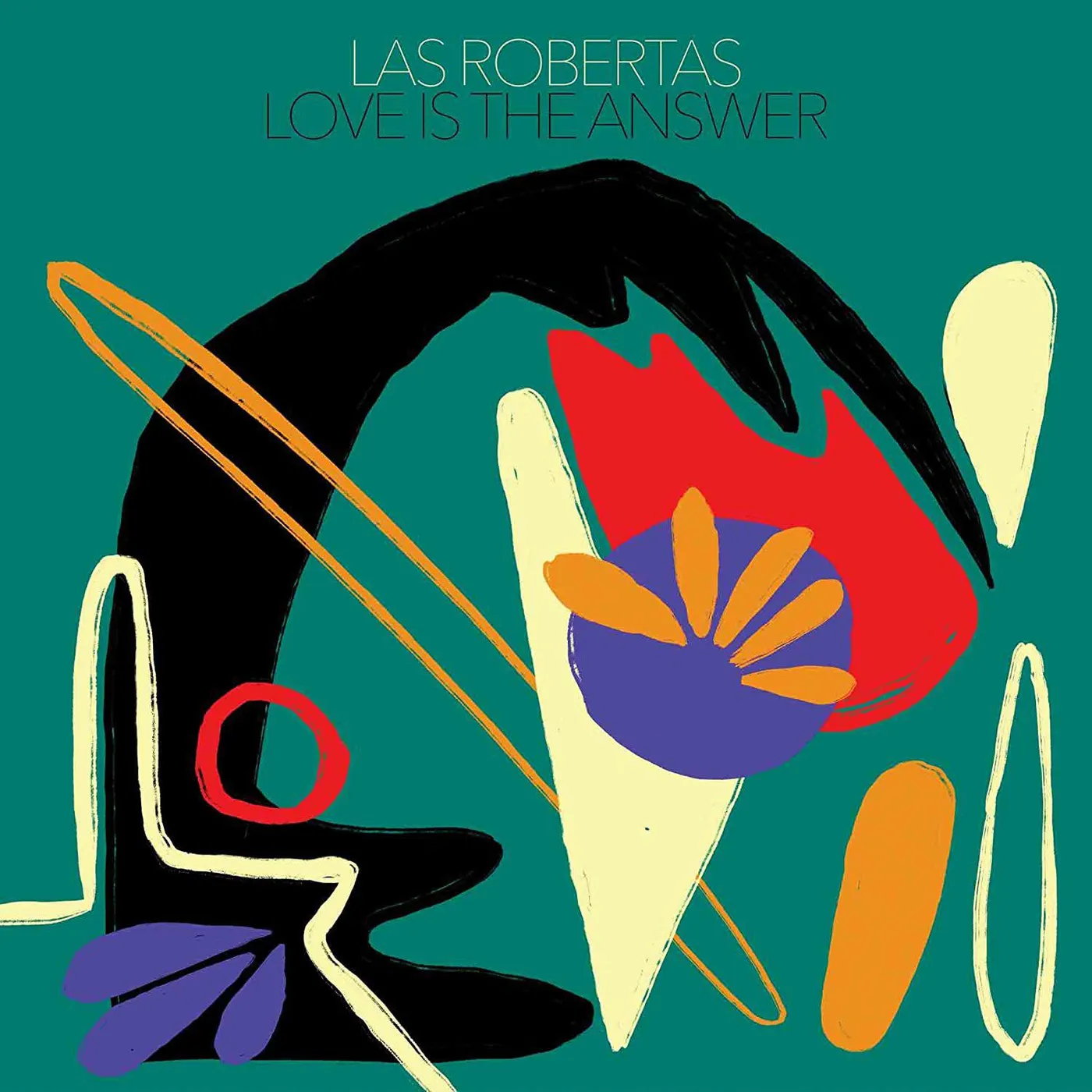 Las Robertas LOVE IS THE ANSWER (RED VINYL) Vinyl Record