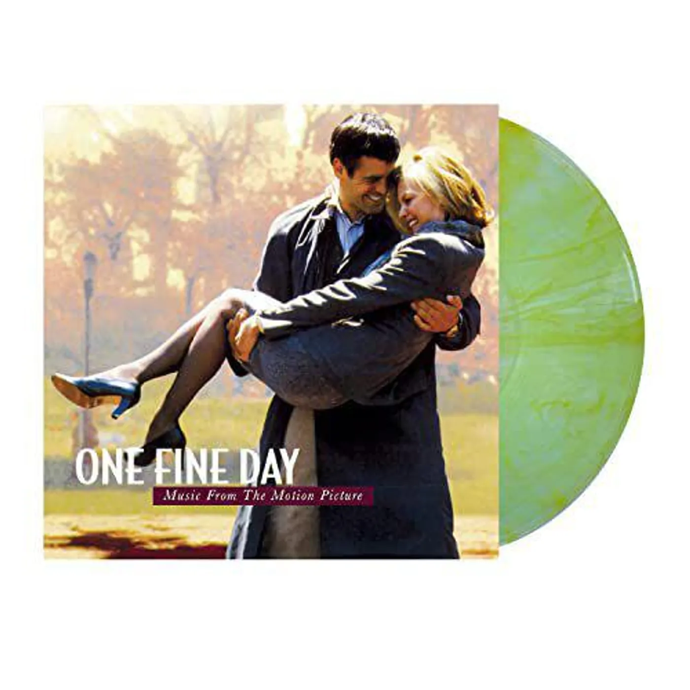 Various Artists  ONE FINE DAY--MUSIC FROM THE MOTION PICTURE (COKE CLEAR W/ YELLOW SWIRL VINYL) Vinyl Record