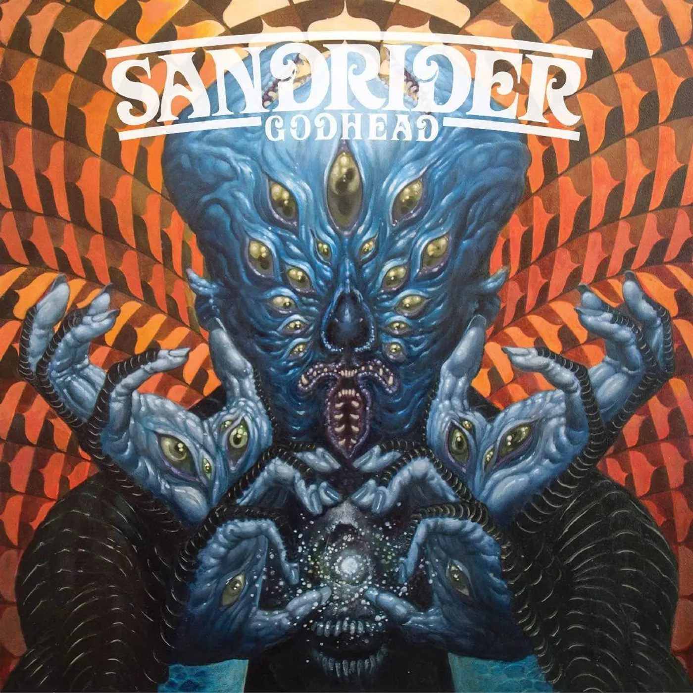 Sandrider GODHEAD (ORANGE & CHARCOAL HAND-POUR VINYL) Vinyl Record