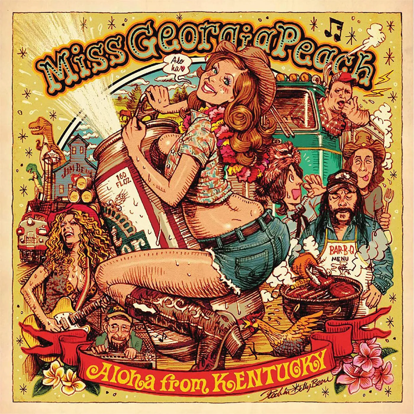 Miss Georgia Peach ALOHA FROM KENTUCKY Vinyl Record
