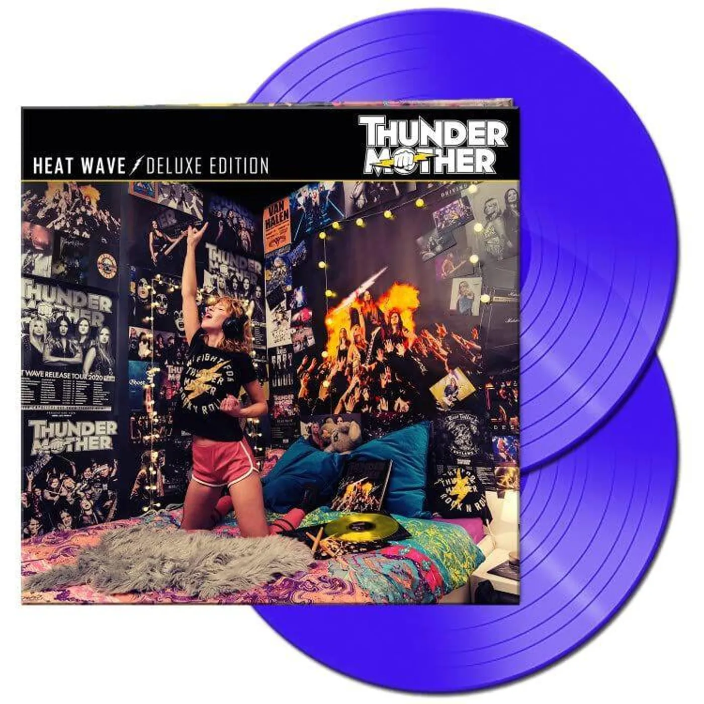 Thundermother Heat Wave (2LP / Clear Blue) Vinyl Record