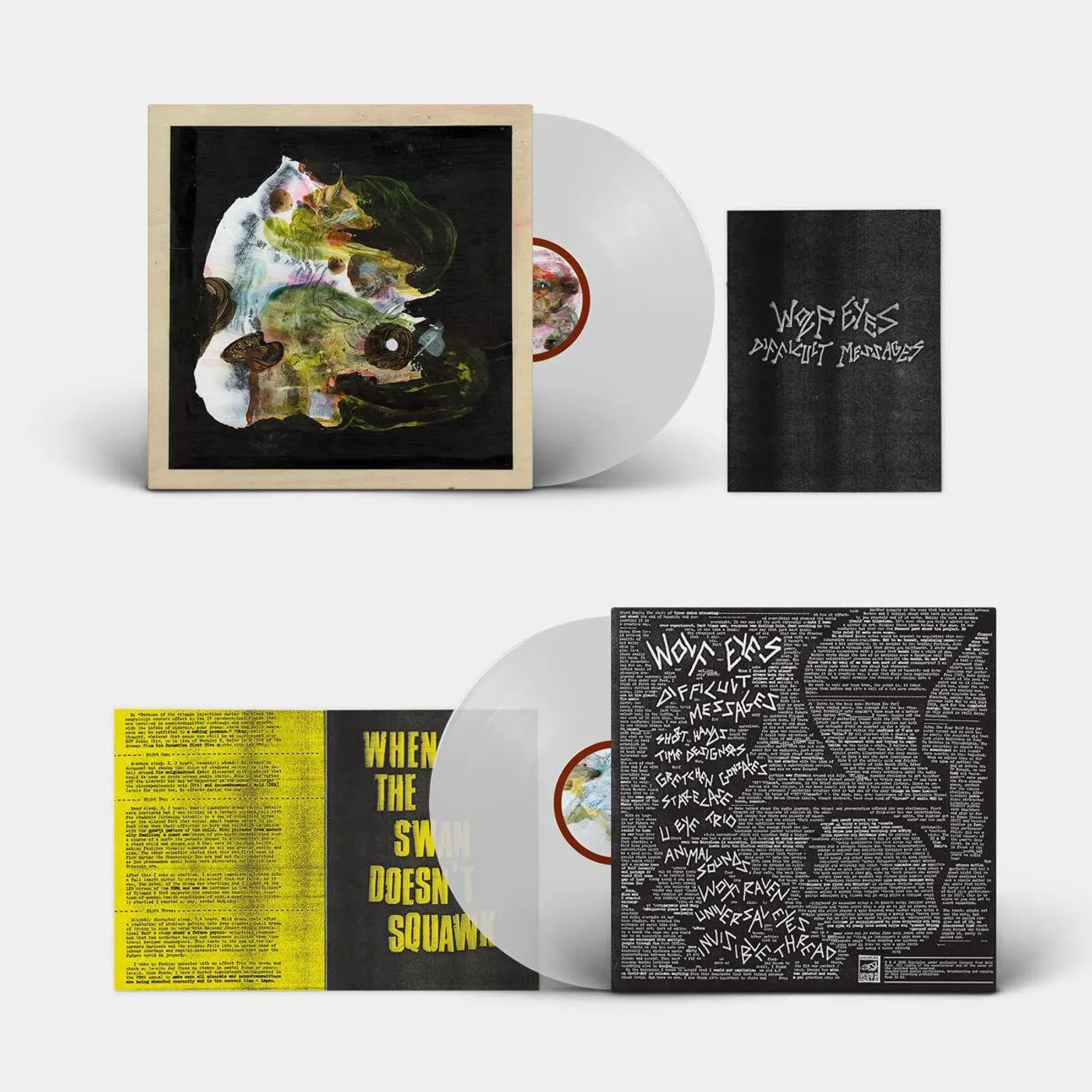 Wolf Eyes Difficult Messages (Clear Vinyl Record)