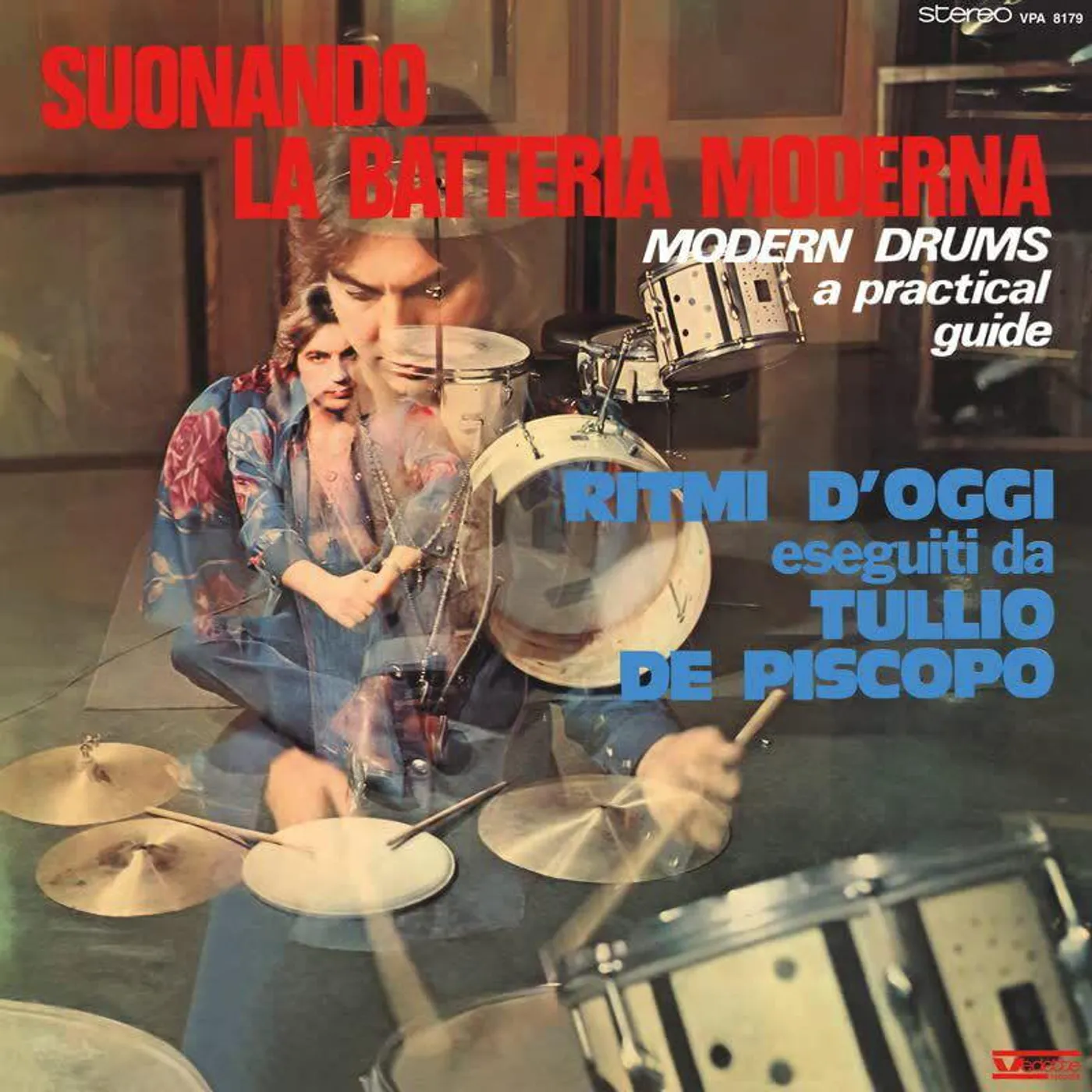 Tullio De Piscopo Suonando La Batteria Moderna Vinyl Record