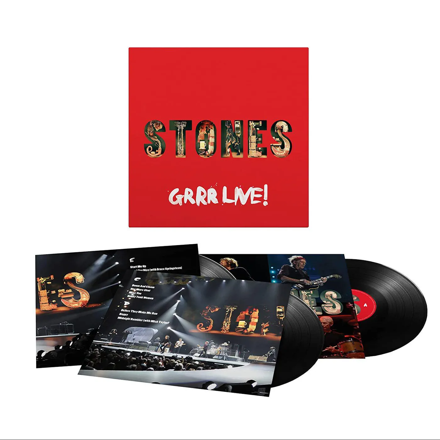 The Rolling Stones Grrr Live! (3LP) Vinyl Record