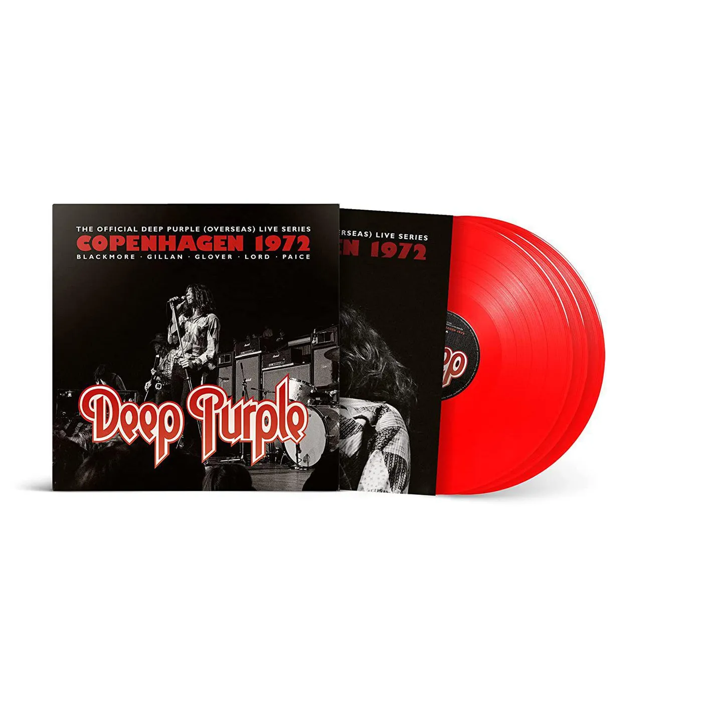 Deep Purple LIVE IN COPENHAGEN 1972 (RED VINYL/3LP) Vinyl Record