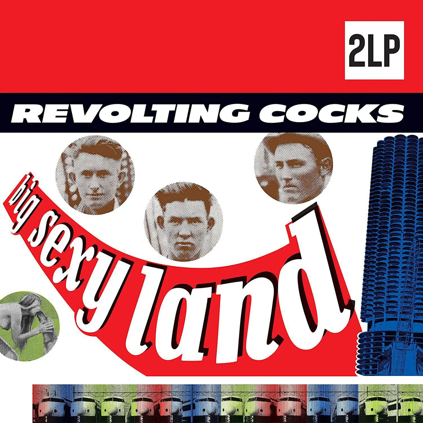 Revolting Cocks Big Sexy Land (Red Marble/Reissue/2LP) Vinyl Record