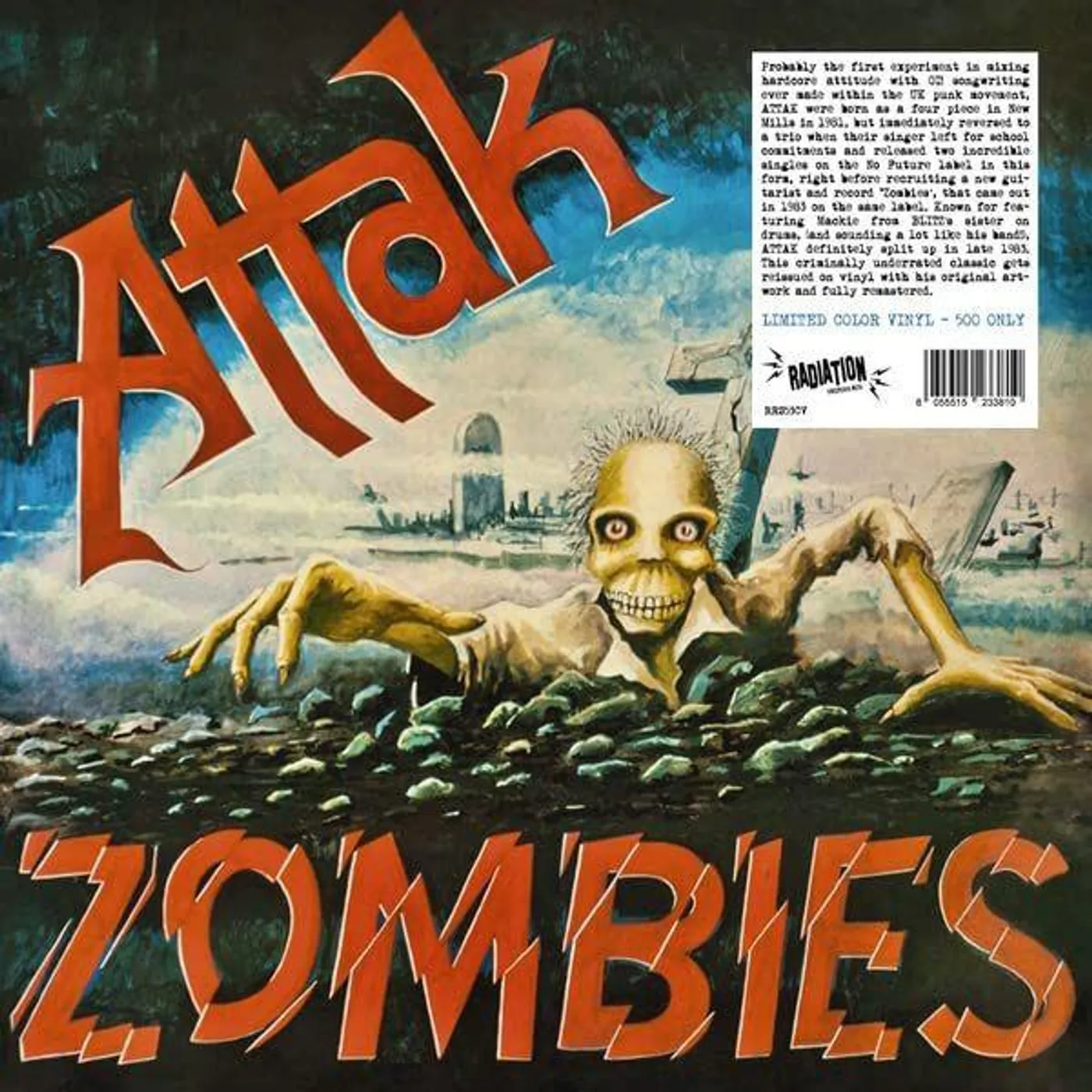 Attak Zombies (Green) Vinyl Record
