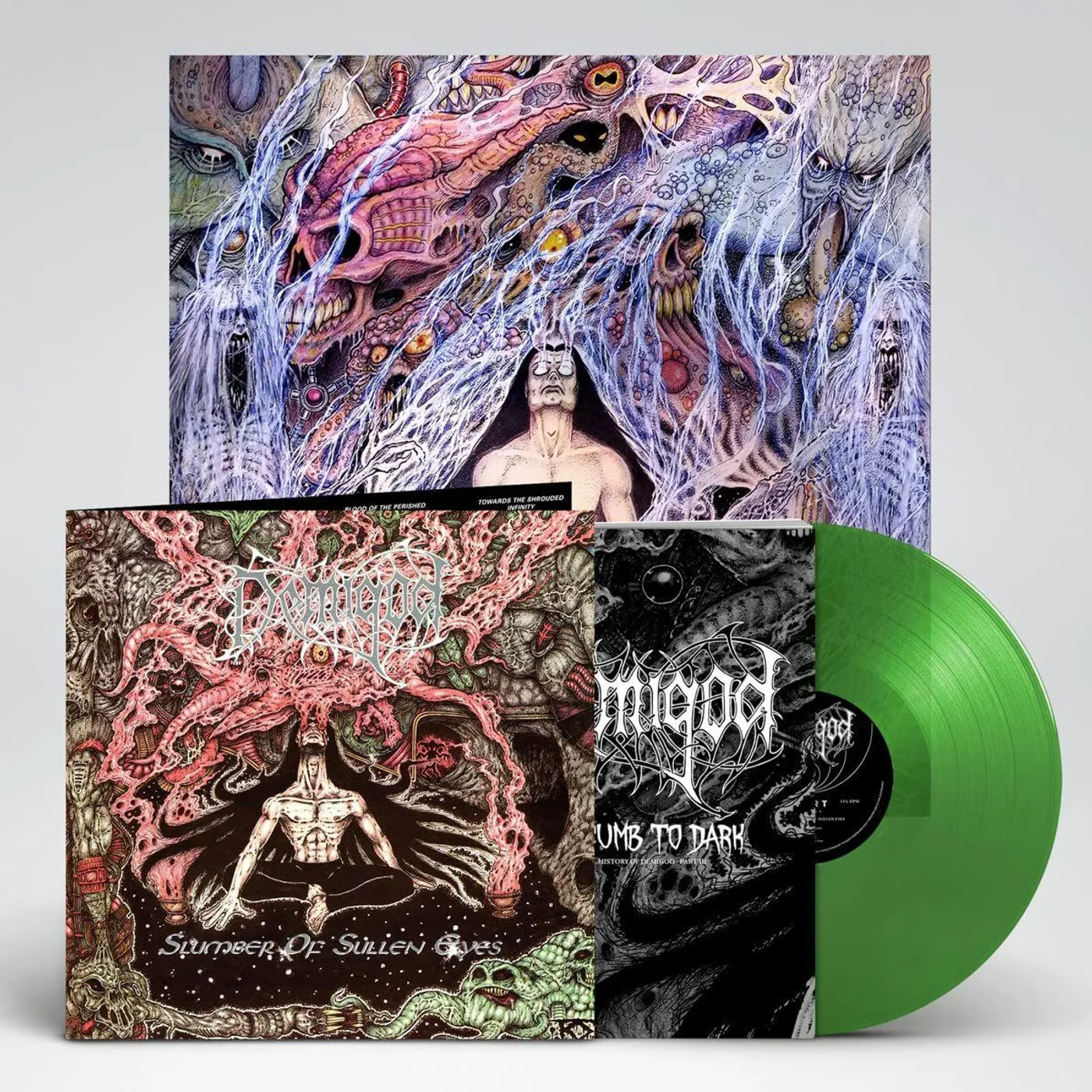 Demigod SLUMBER OF SULLEN EYES (GREEN VINYL) Vinyl Record