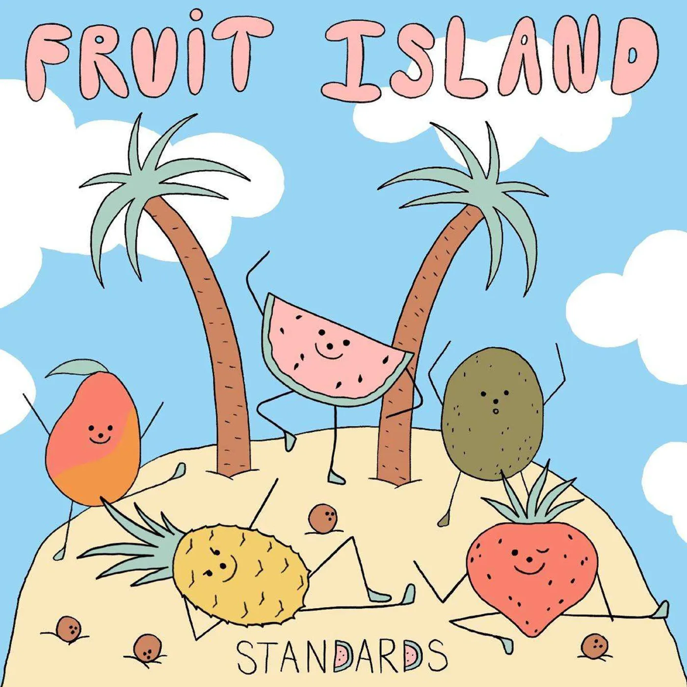 standards Fruit Island (Strawberry Vinyl) Vinyl Record