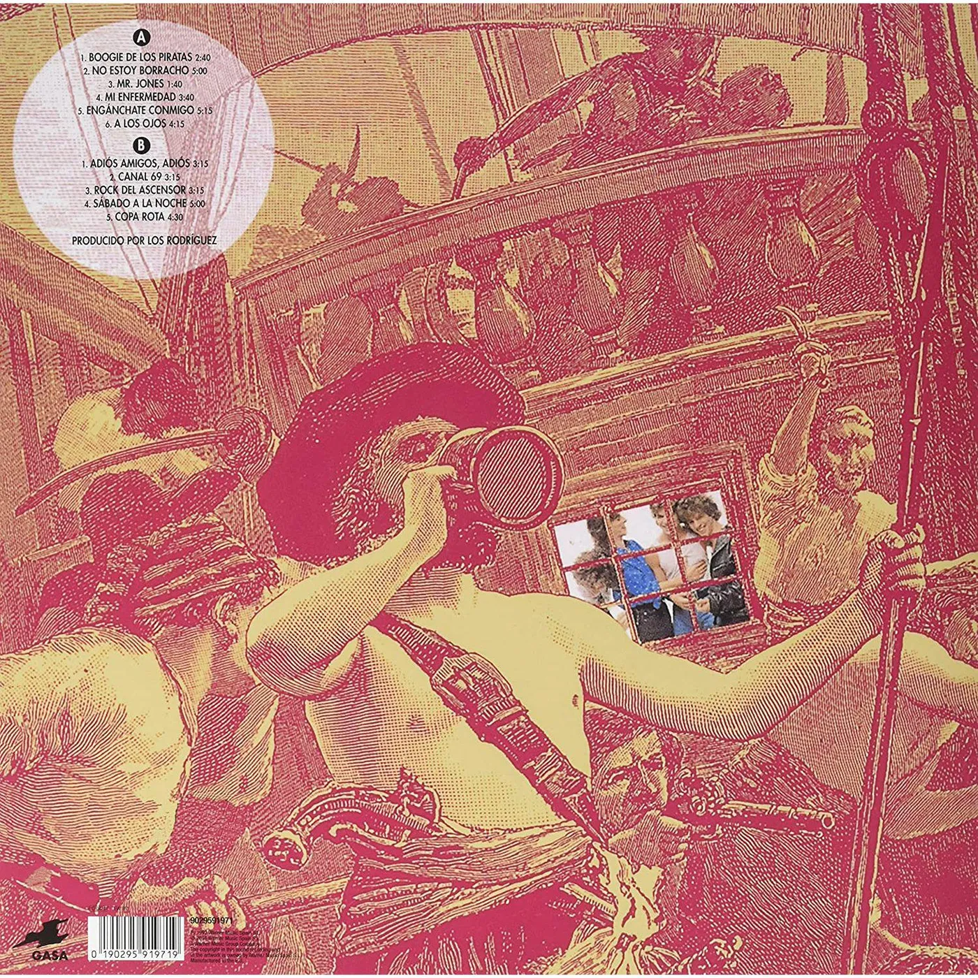 Los Rodriguez DISCO PIRATA (LP/CD) Vinyl Record