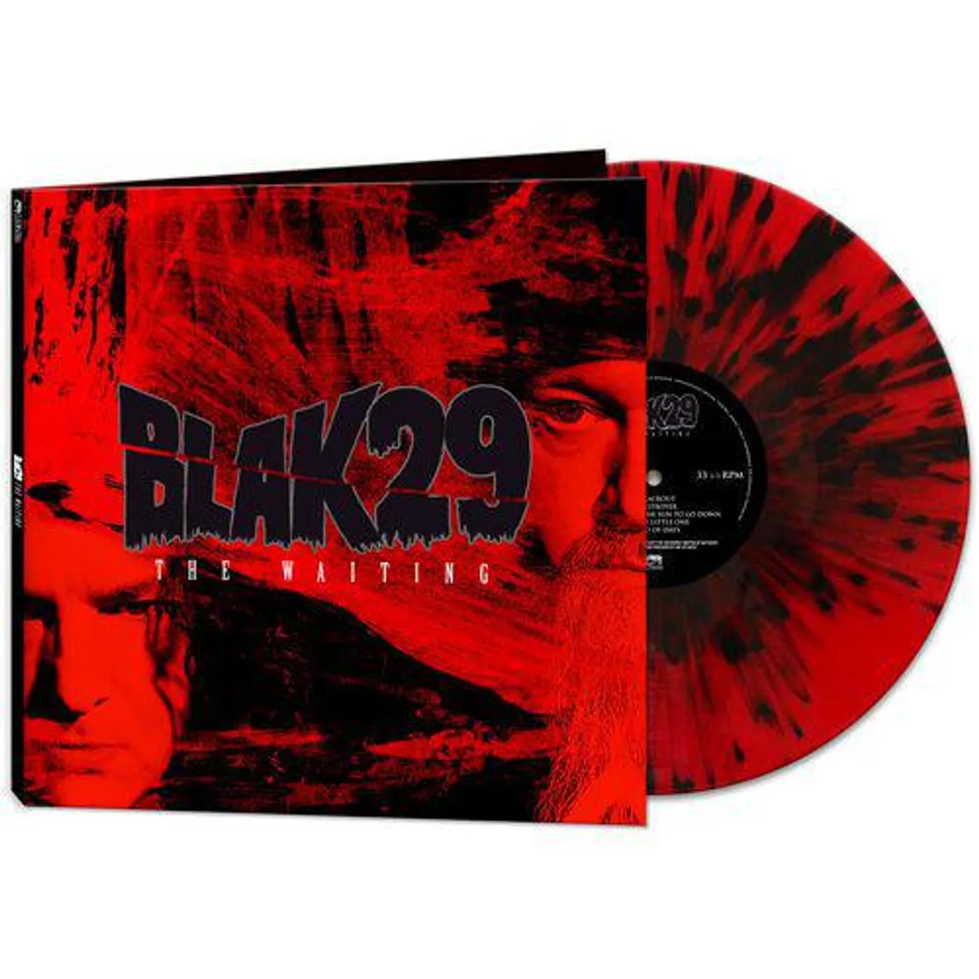 Blak29 WAITING (RED/BLACK SPLATTER VINYL) Vinyl Record