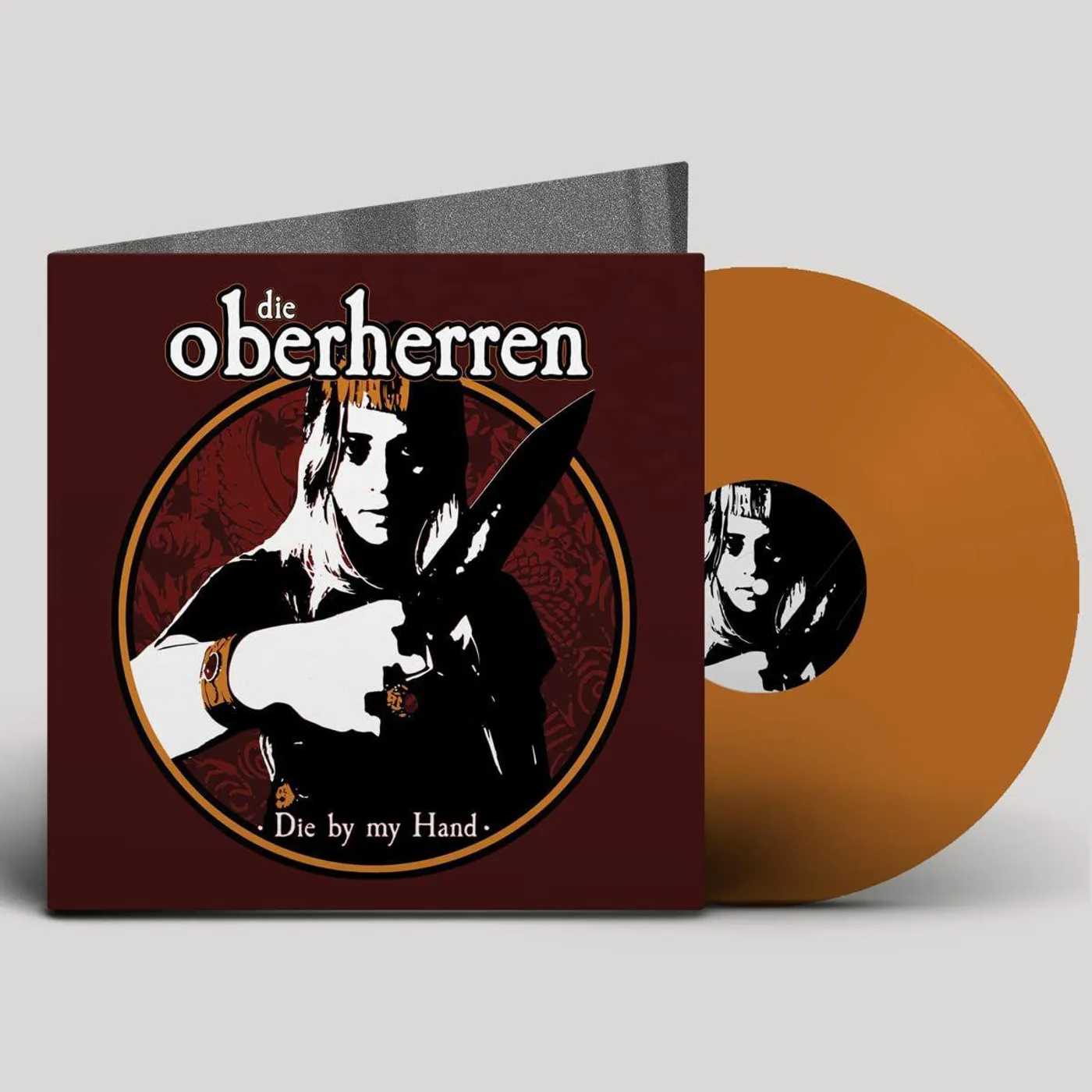 Die Oberherren DIE BY MY HAND (ORANGE VINYL) Vinyl Record