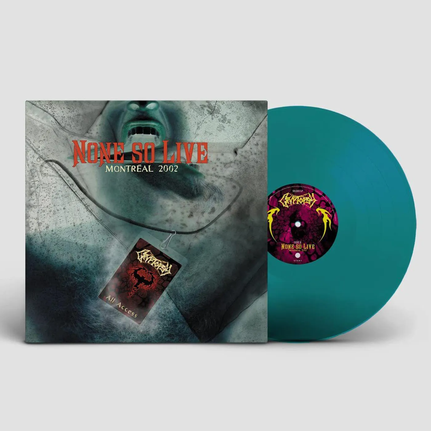 Cryptopsy NONE SO LIVE (BLUE VINYL) Vinyl Record