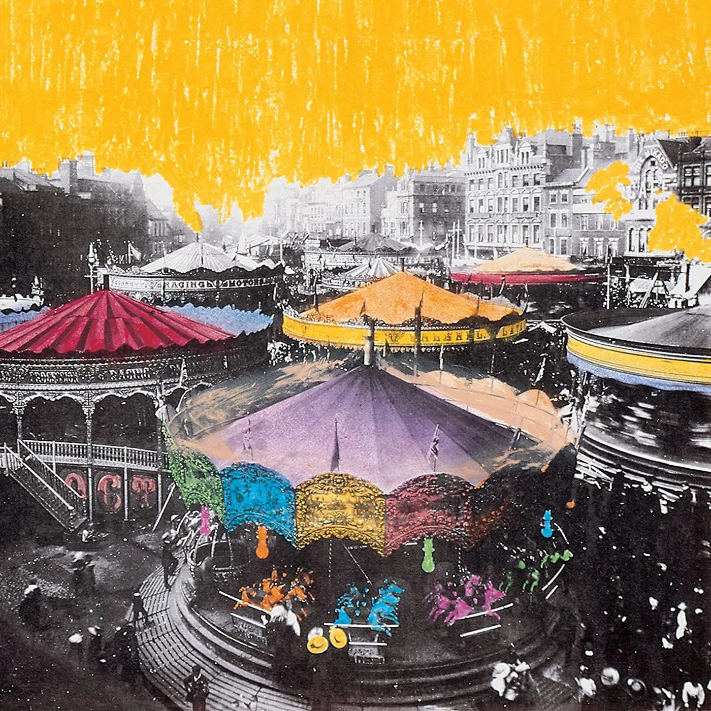 Neutral Milk Hotel ON AVERY ISLAND (YELLOW RED VINYL/2LP) Vinyl Record