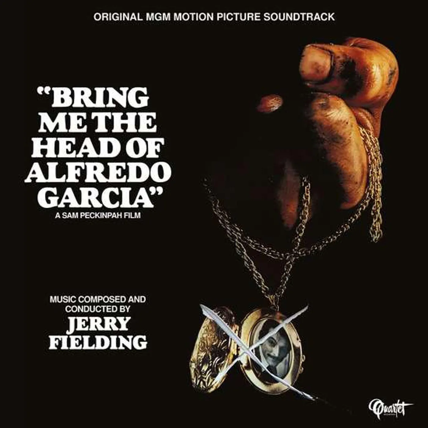Jerry Fielding BRING ME THE HEAD OF ALFREDO GARCIA (RED & BLACK SPLATTER VINYL) Vinyl Record