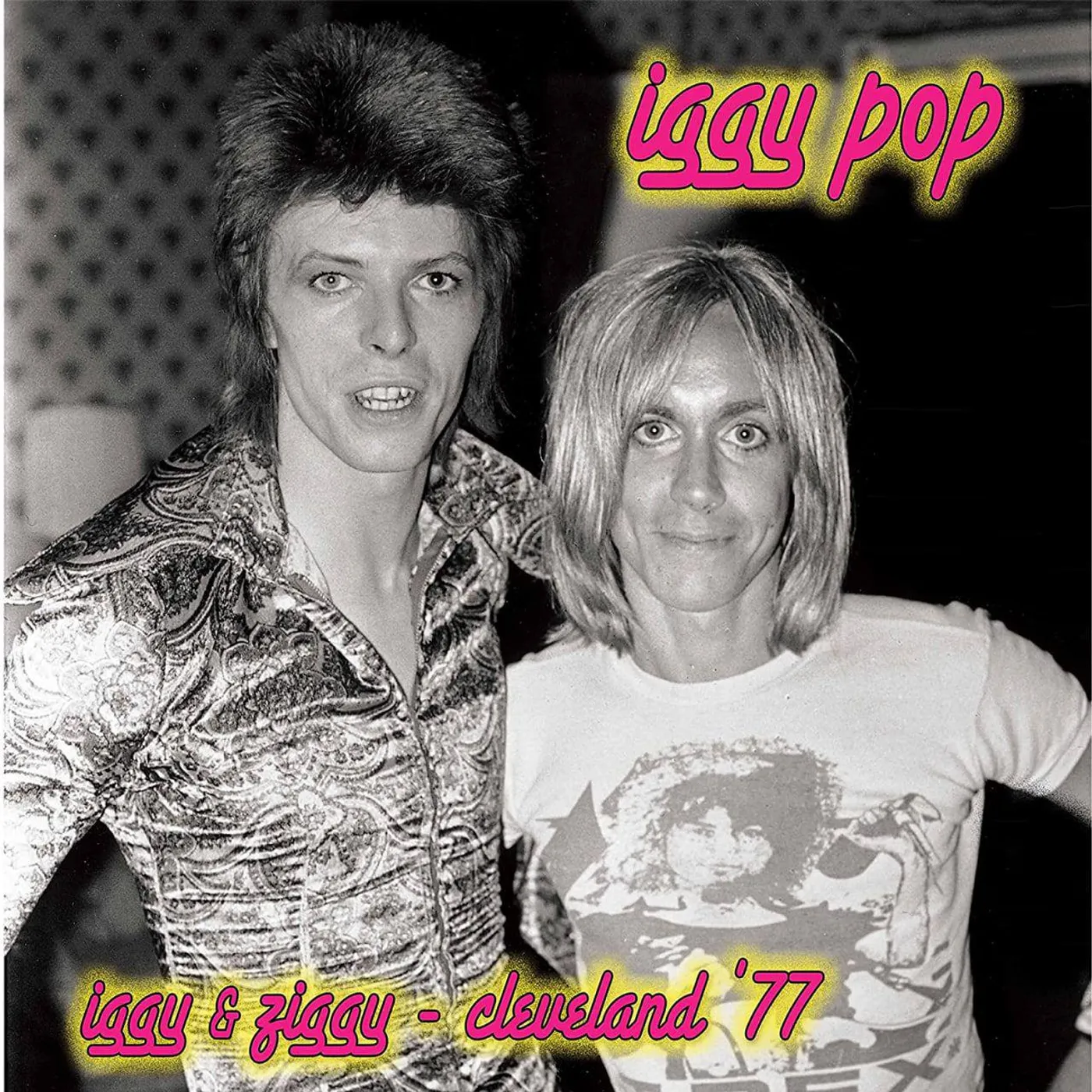 Iggy Pop Iggy & Ziggy - Cleveland '77 (Silver/Pink Splatter) Vinyl Record