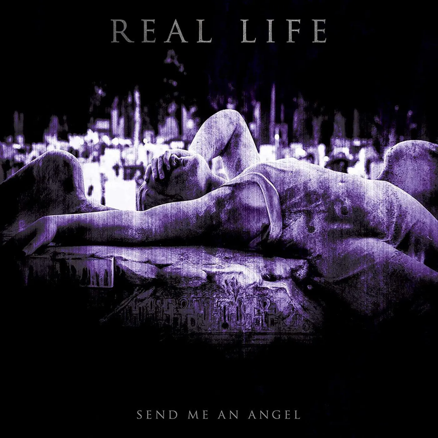 Real Life Send Me An Angel (Purple/Silver Splatter) Vinyl Record