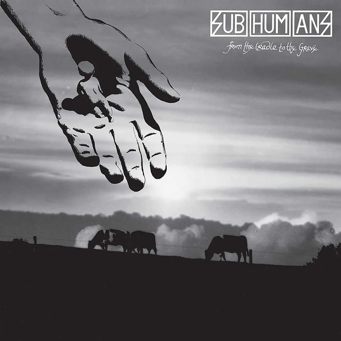 Subhumans FROM THE CRADLE TO THE GRAVE (RED VINYL) Vinyl Record