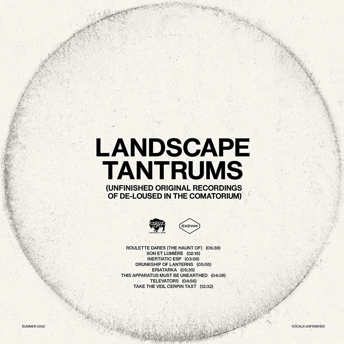 The Mars Volta LANDSCAPE TANTRUMS Vinyl Record