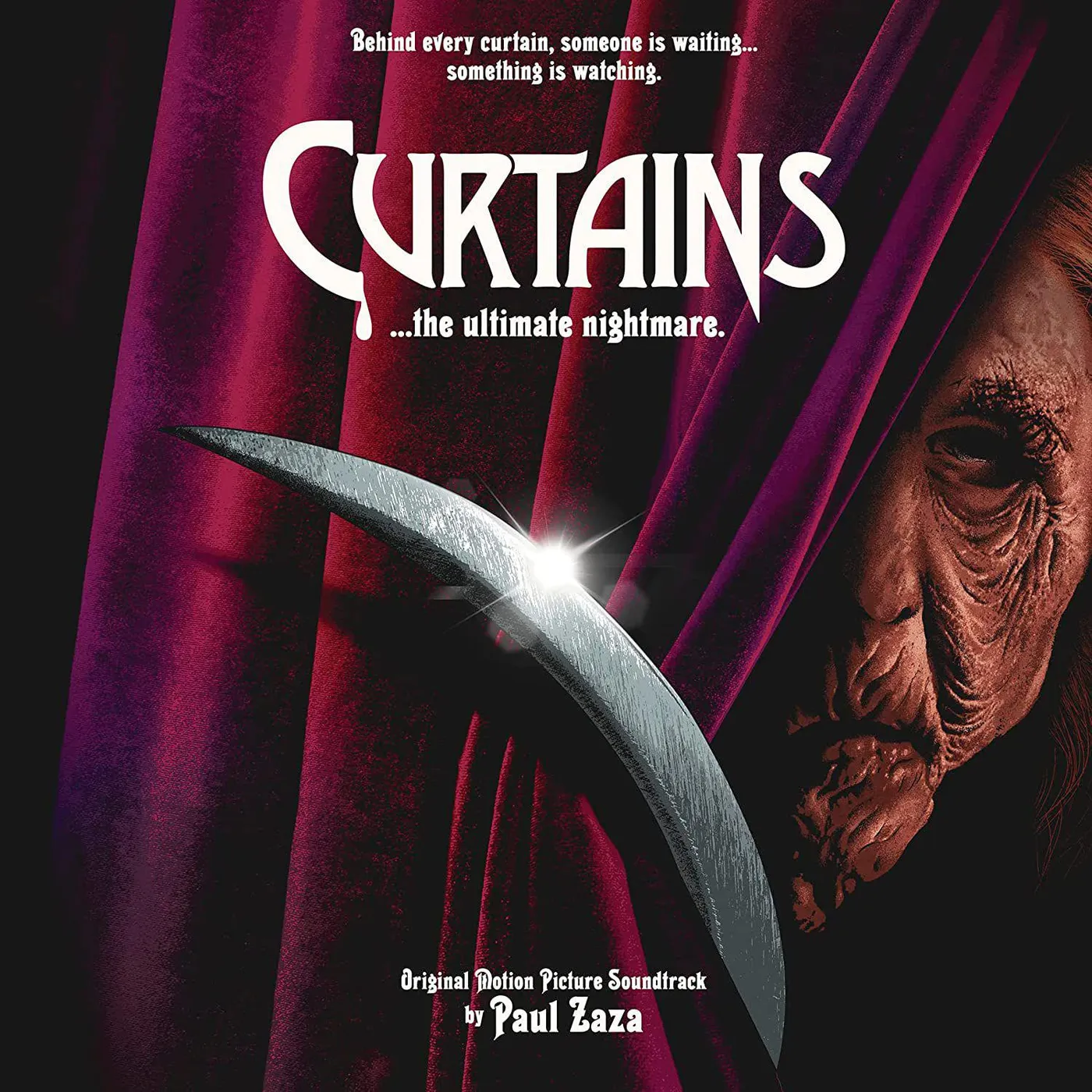 Paul Zaza Curtains Original Soundtrack (Clear Red) Vinyl Record