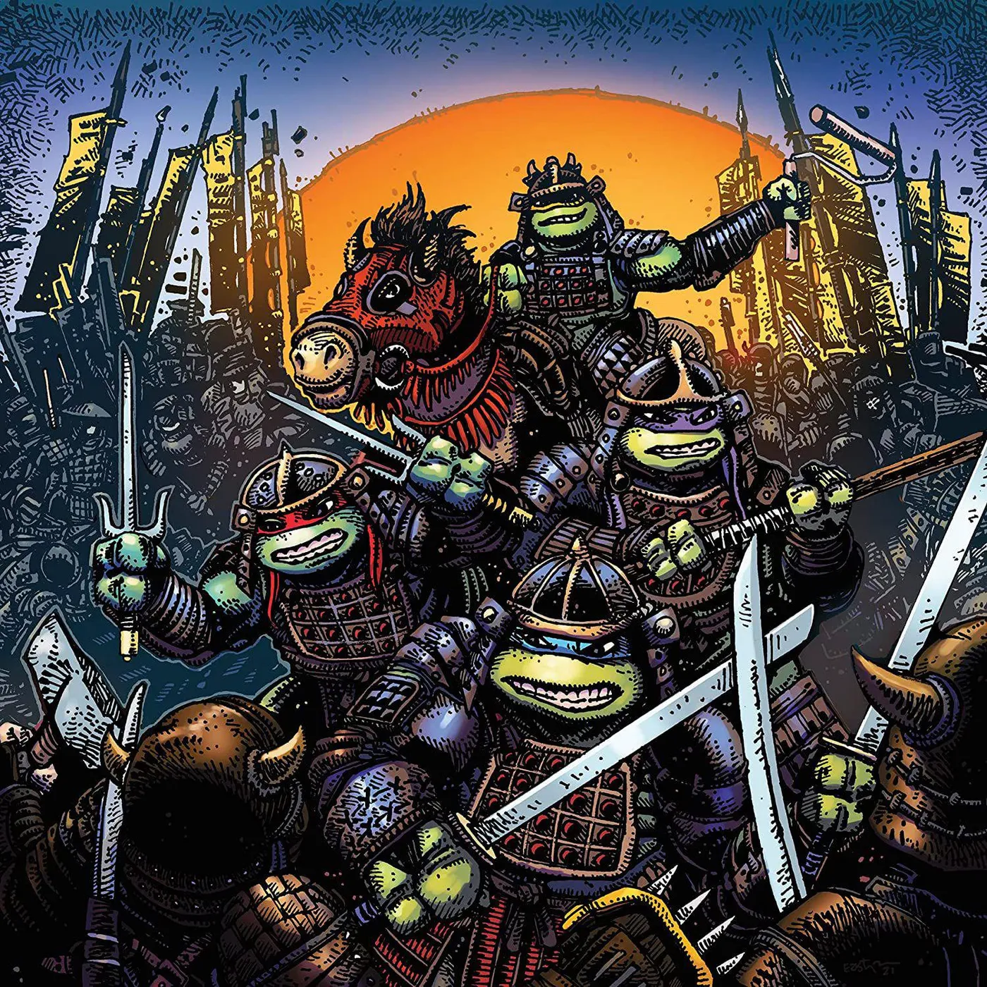 John Du Prez Teenage Mutant Ninja Turtles Part III Vinyl Record