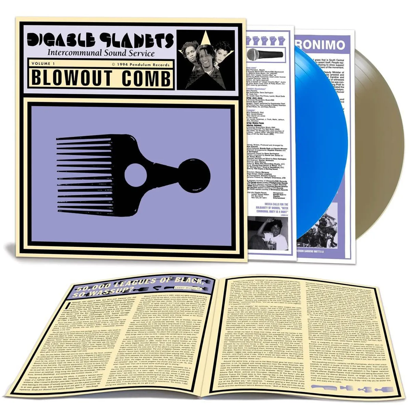 Digable Planets BLOWOUT COMB (2LP/DAZED & AMAZED DUO COLOR VINYL) Vinyl Record